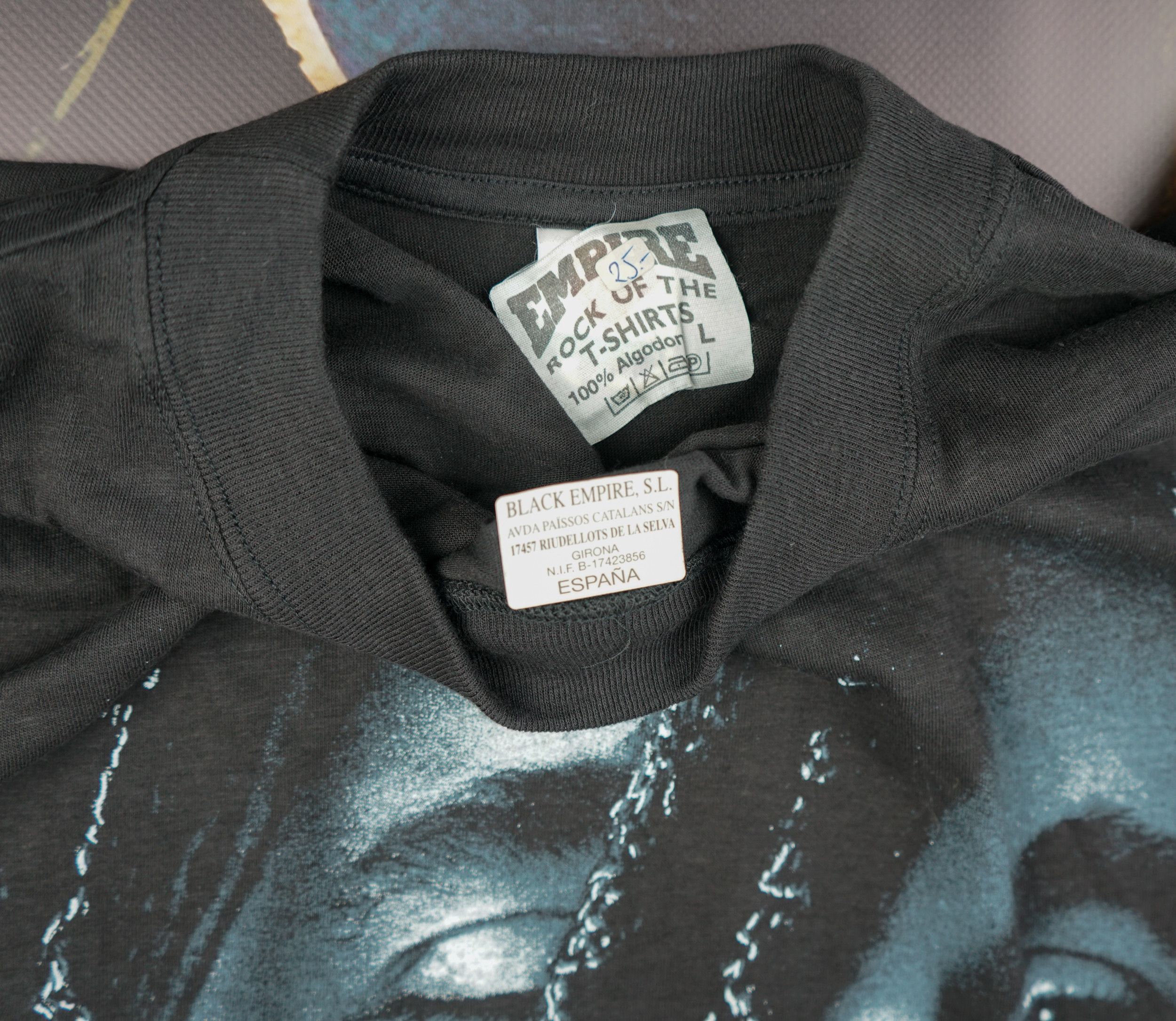Band Tees × Bob Marley × Vintage Vintage 1990s Bob Marley All Over Print T-Shirt by Empire Size US L / EU 52-54 / 3 - 4 Thumbnail