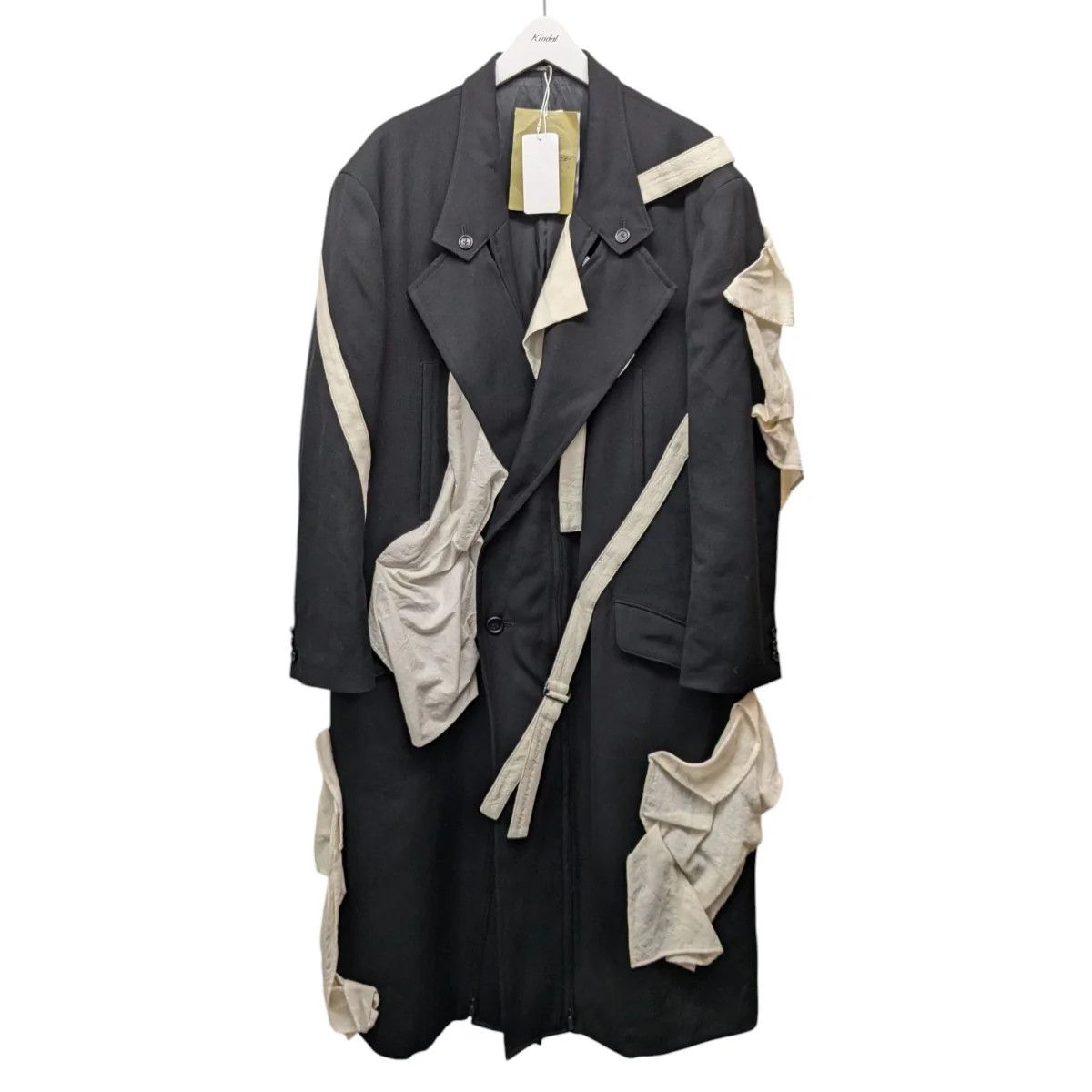 Yohji Yamamoto Yohji Yamamoto pour homme/23AW "W-PAING COAT" Size US L / EU 52-54 / 3 - 1 Thumbnail