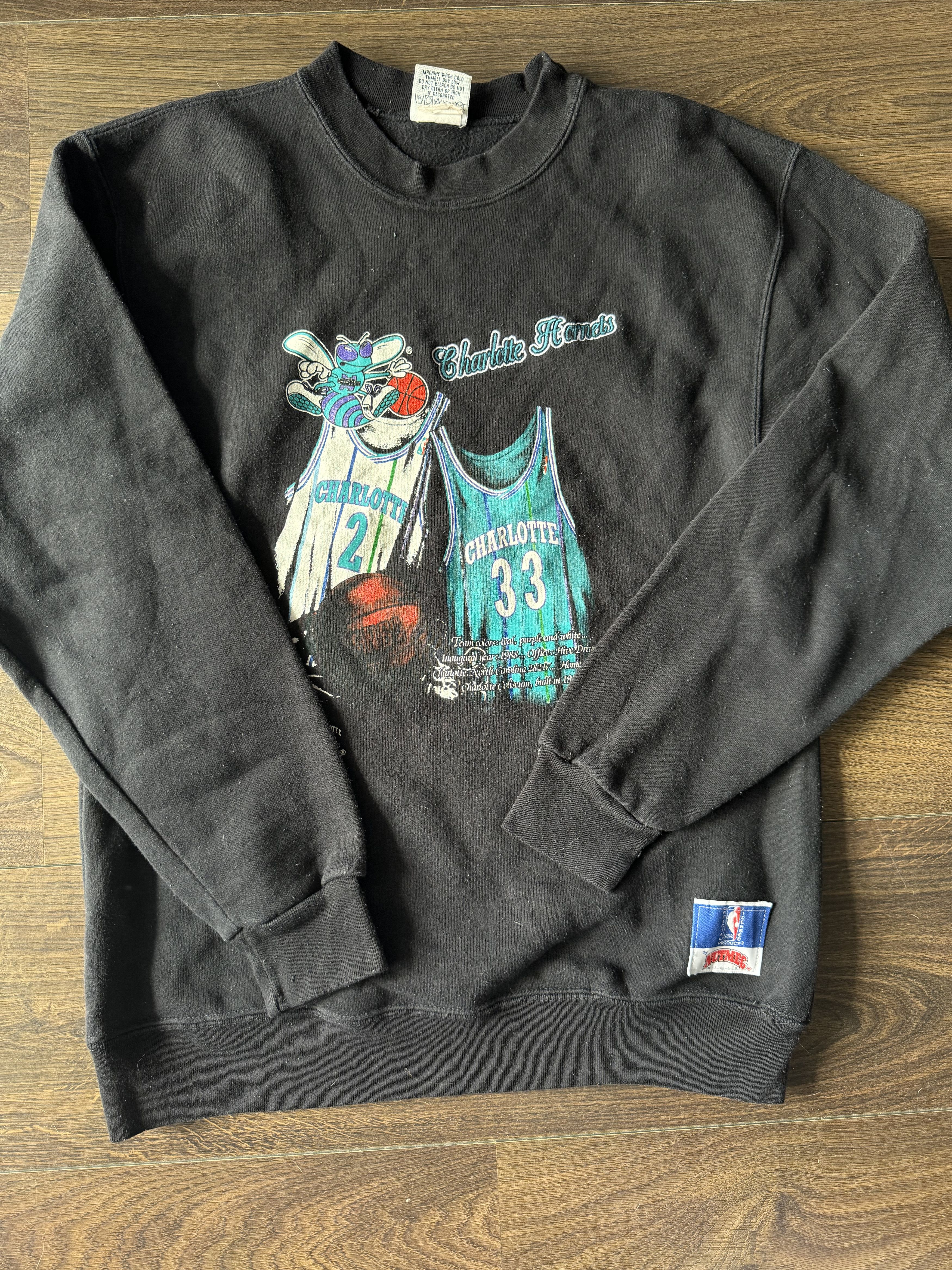 Nutmeg Vintage Charlote Hornets Size US XL / EU 56 / 4 - 8 Thumbnail