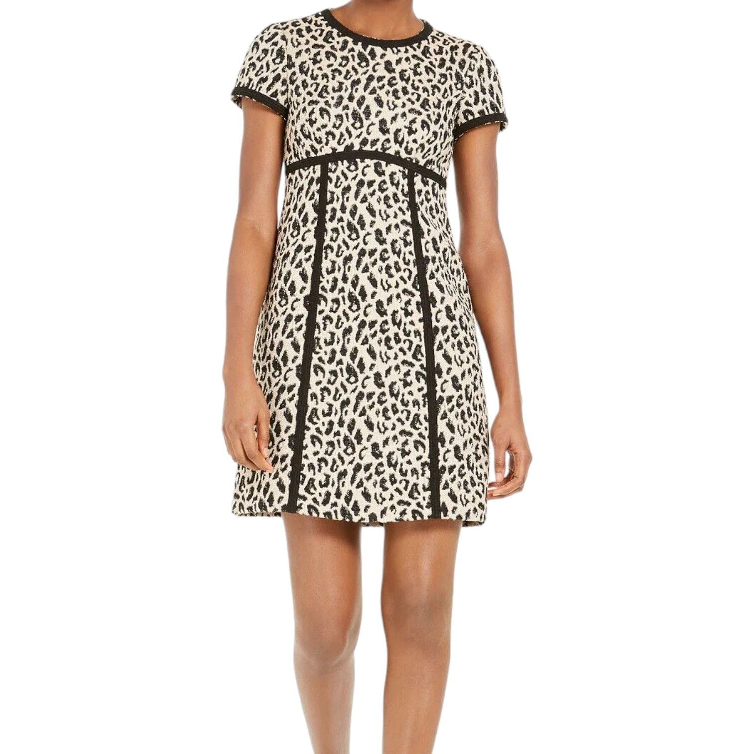 Nanette Lepore NANETTE LEPORE Leopard-Print Sheath Dress + Jacket Set, US0 Size XS / US 0-2 / IT 36-38 - 9 Thumbnail