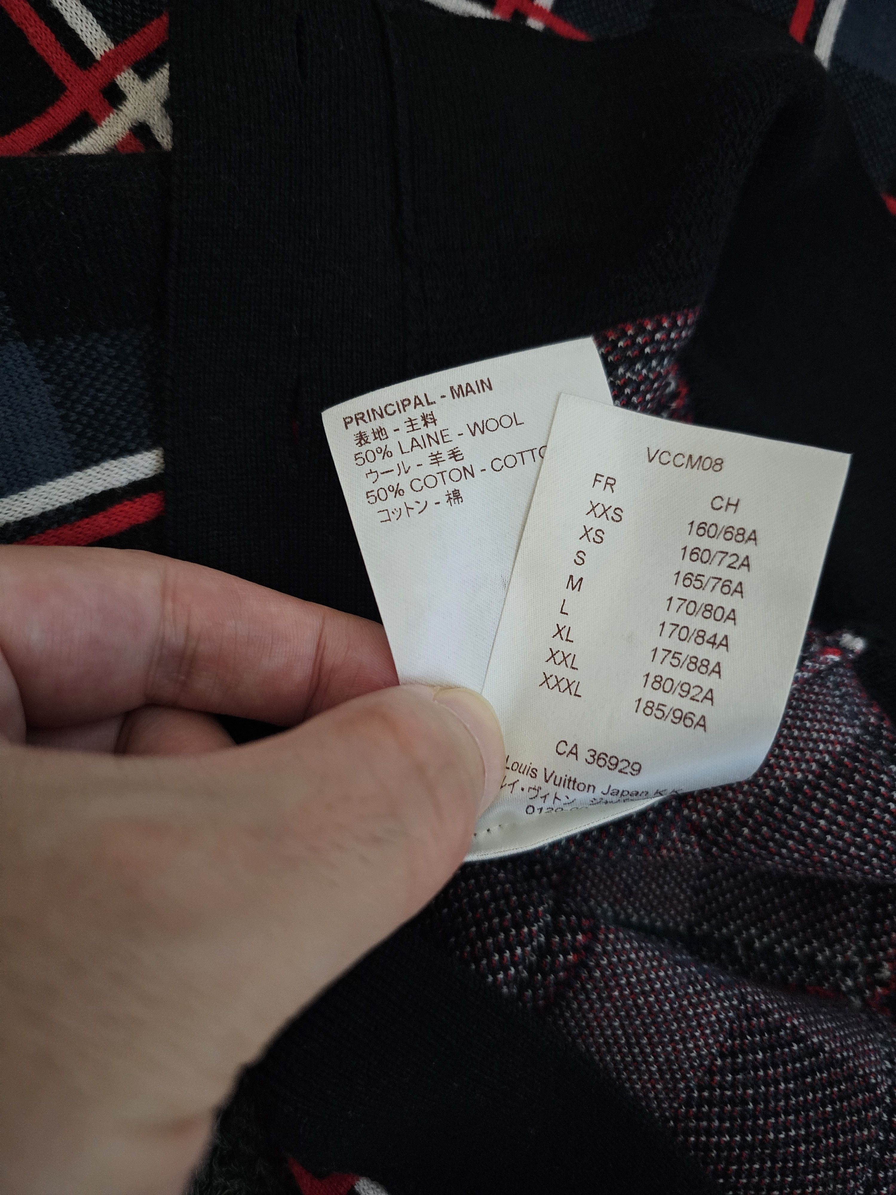 Louis Vuitton Louis Vuitton Men's Wool Cardigan Jacket Size M Size US M / EU 48-50 / 2 - 8 Thumbnail