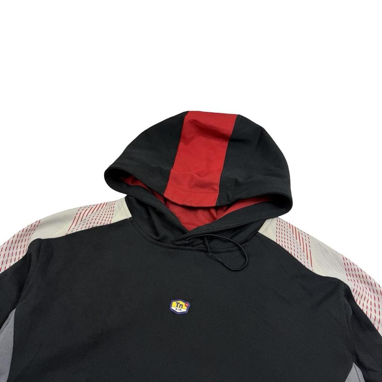 Nike Vintage 2000s Nike TN Laser Hoodie Black & Red - Small Size US S / EU 44-46 / 1 - 3 Thumbnail