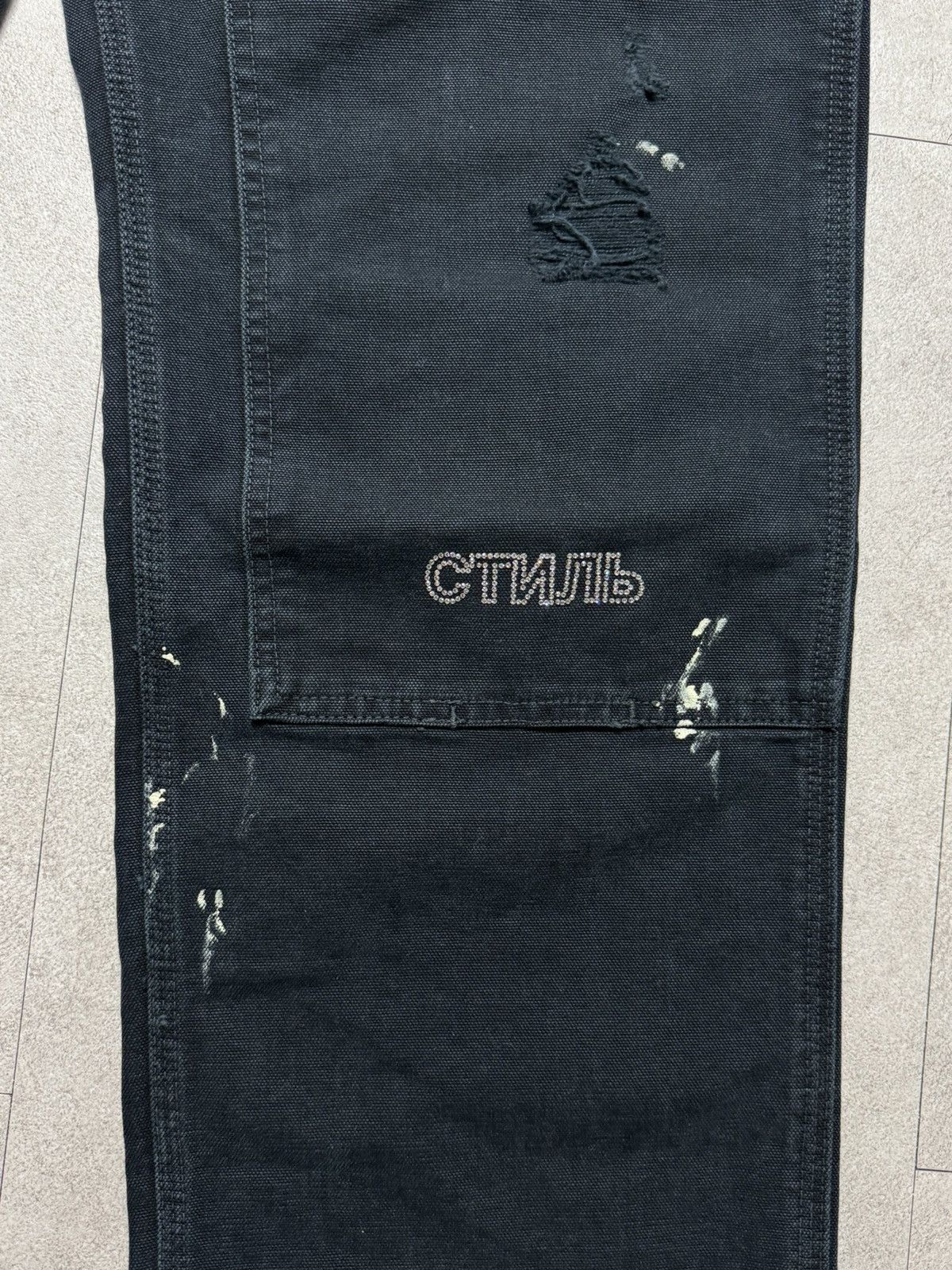Carhartt × Heron Preston Heron Preston Carhartt Carpenter Pants Size US 32 / EU 48 - 3 Thumbnail