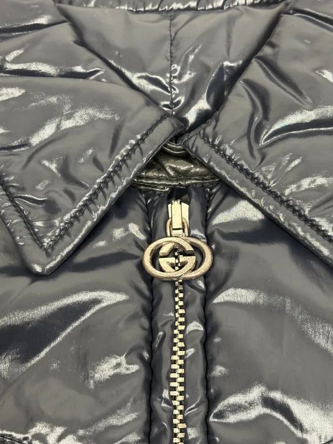 Gucci 2000s Gucci Navy Light Puffer Jacket Size US S / EU 44-46 / 1 - 9 Thumbnail
