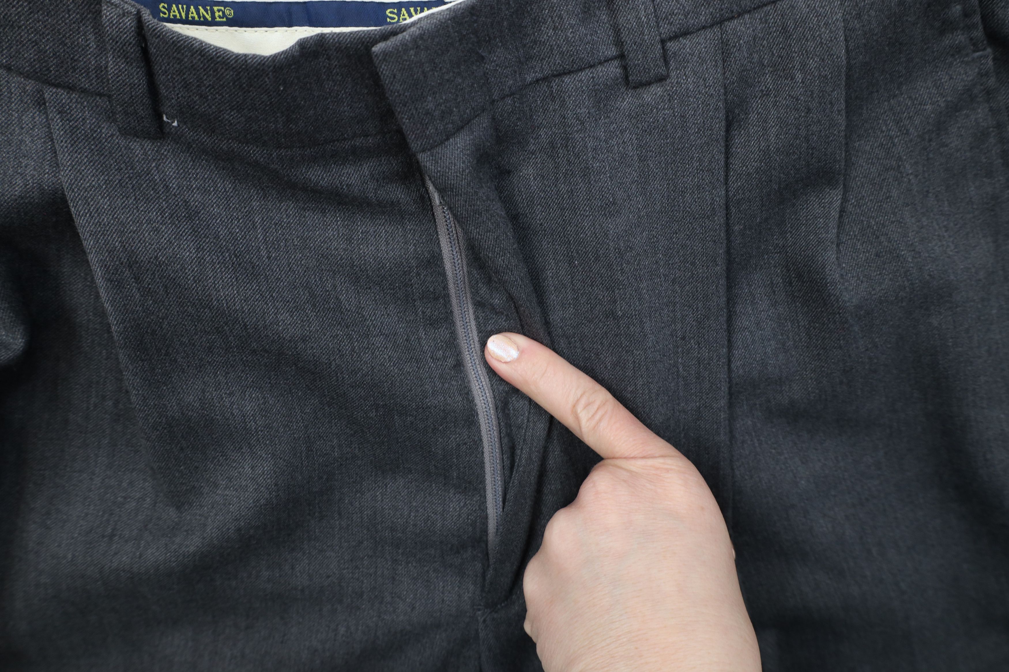Vintage Vintage 90s Streetwear Knit Straight Leg Chino Pants Gray Size US 34 / EU 50 - 6 Thumbnail