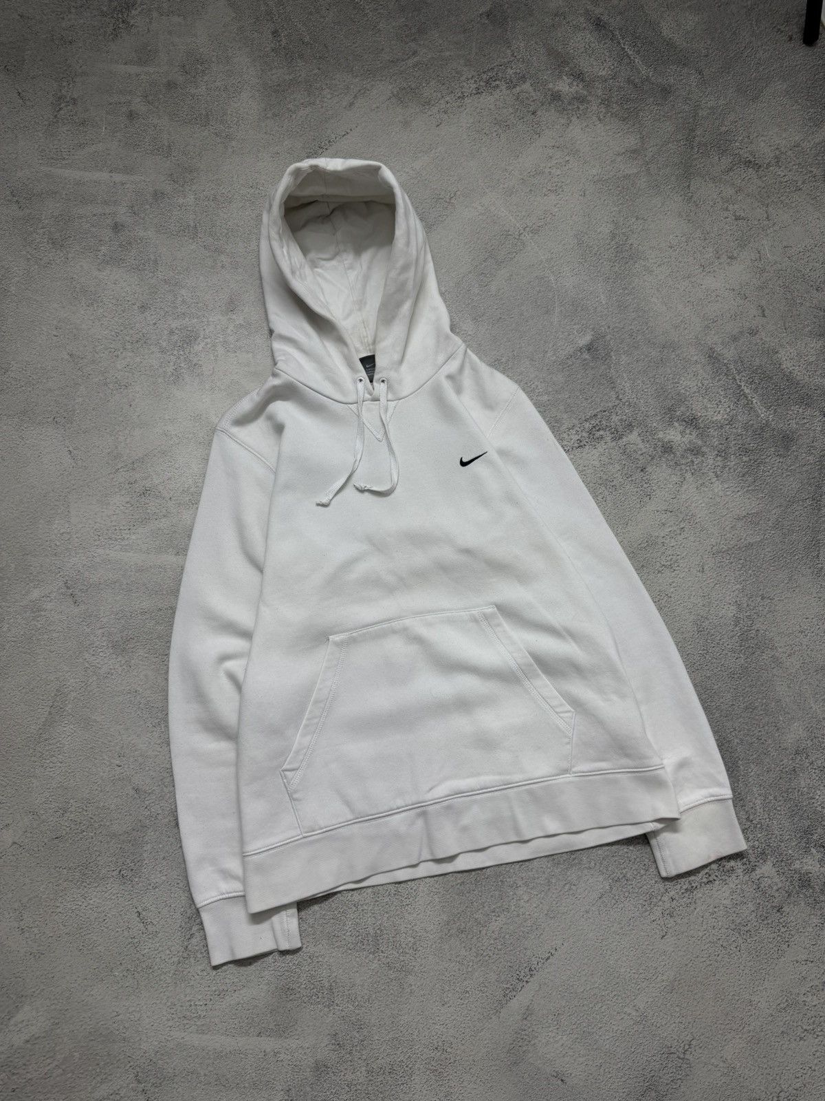 Nike Vintage Y2k Nike Mini Swoosh Blank Basic Hoodie 00’s Size US S / EU 44-46 / 1 - 1 Thumbnail
