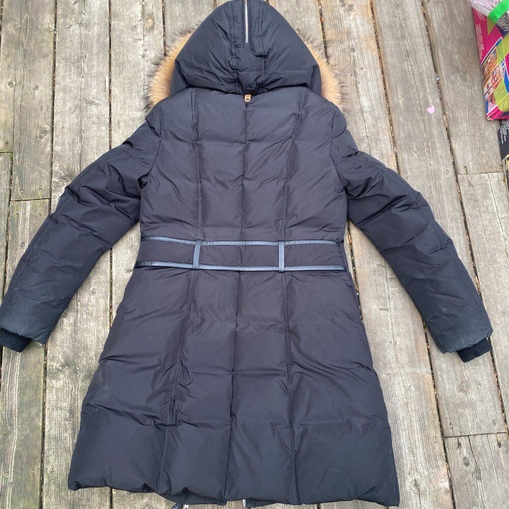 Mackage Mackage Trish Powder Touch Down Coat With Natural Fur Signa Size L / US 10 / IT 46 - 3 Thumbnail