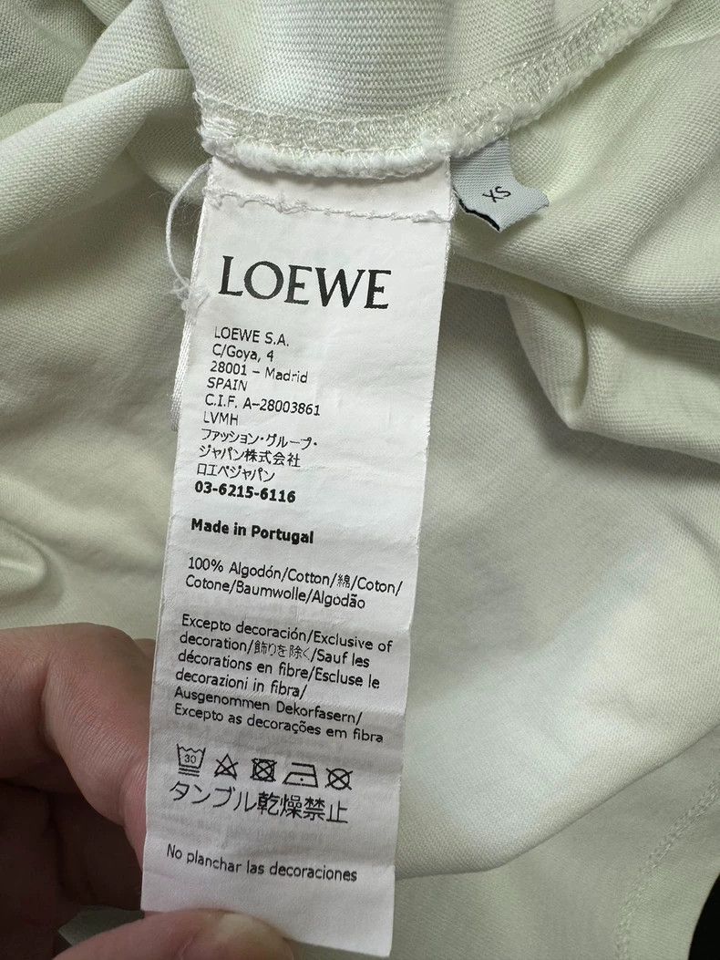 Loewe LOEWE White and green lettered short sleeves Size XS / US 0-2 / IT 36-38 - 4 Thumbnail