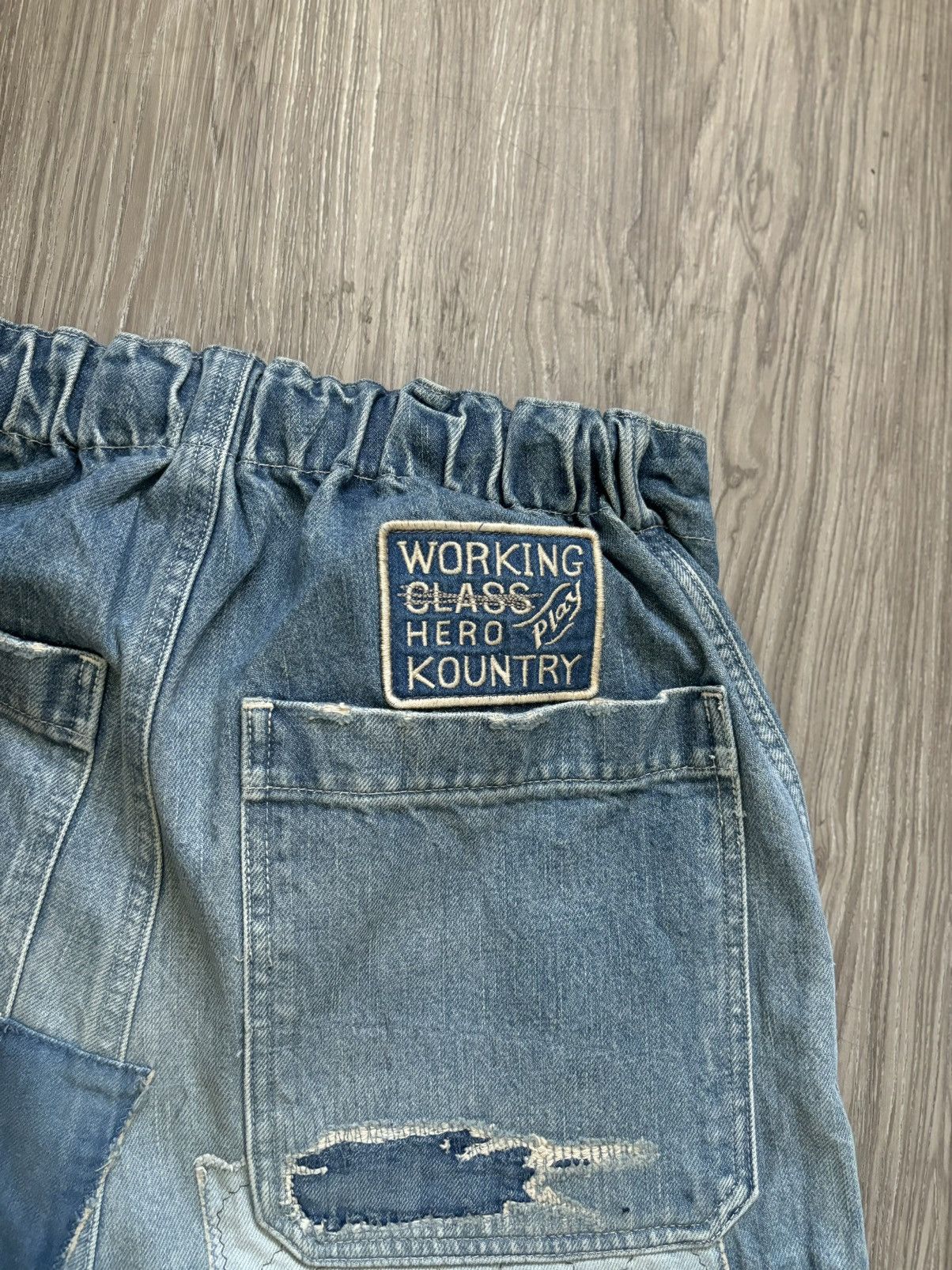 Kapital Kapital Kountry Working Class Distressed Patchwork Denim Size US 30 / EU 46 - 9 Thumbnail