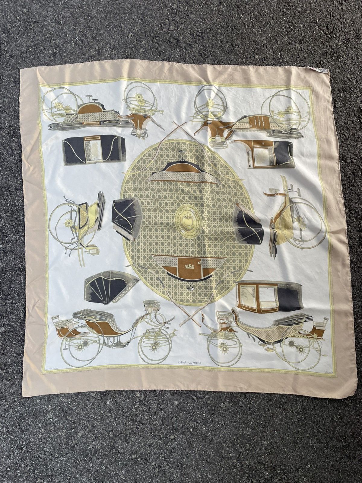 Hermes Hermes La Perriere | Scarf Size ONE SIZE - 8 Thumbnail