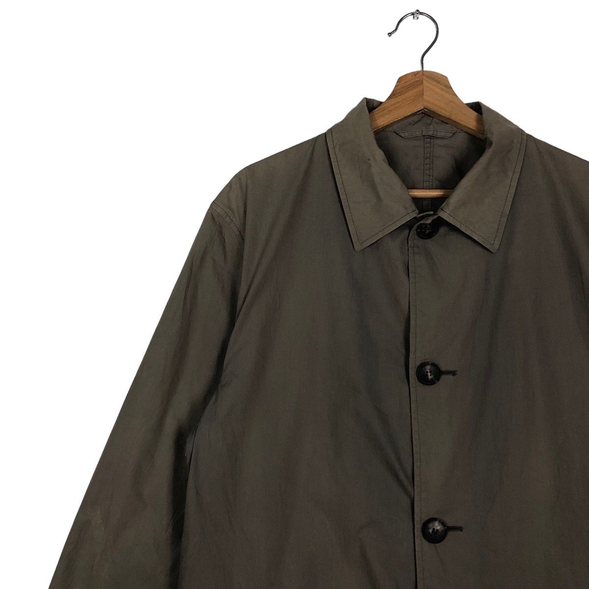 Hugo Boss 🔥Rich Brown - Fly Coats Long Jacket Hugo Boss Double Collar Size US M / EU 48-50 / 2 - 7 Thumbnail