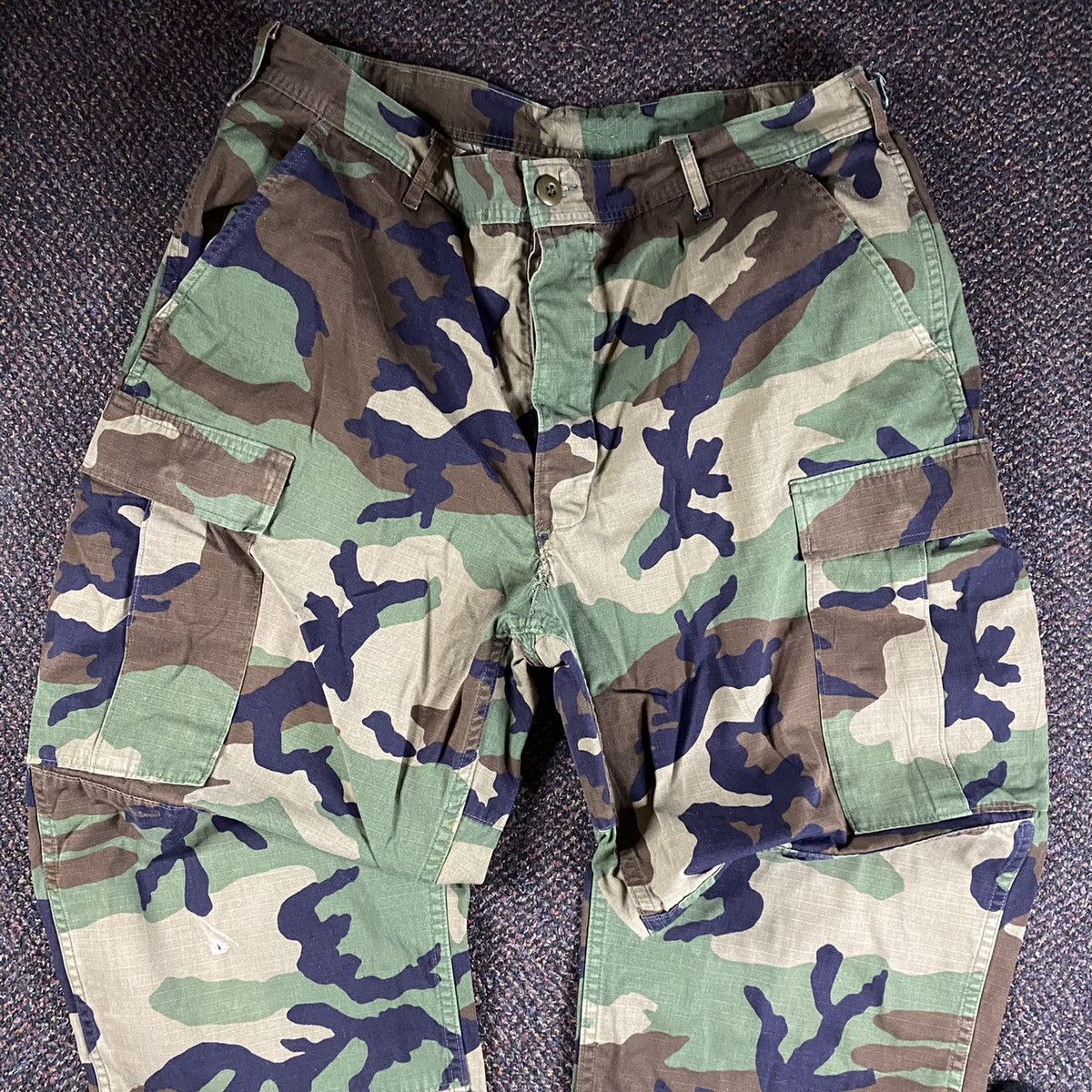 Vintage Vintage Military BDU Cargo Trousers Size US 36 / EU 52 - 2 Thumbnail