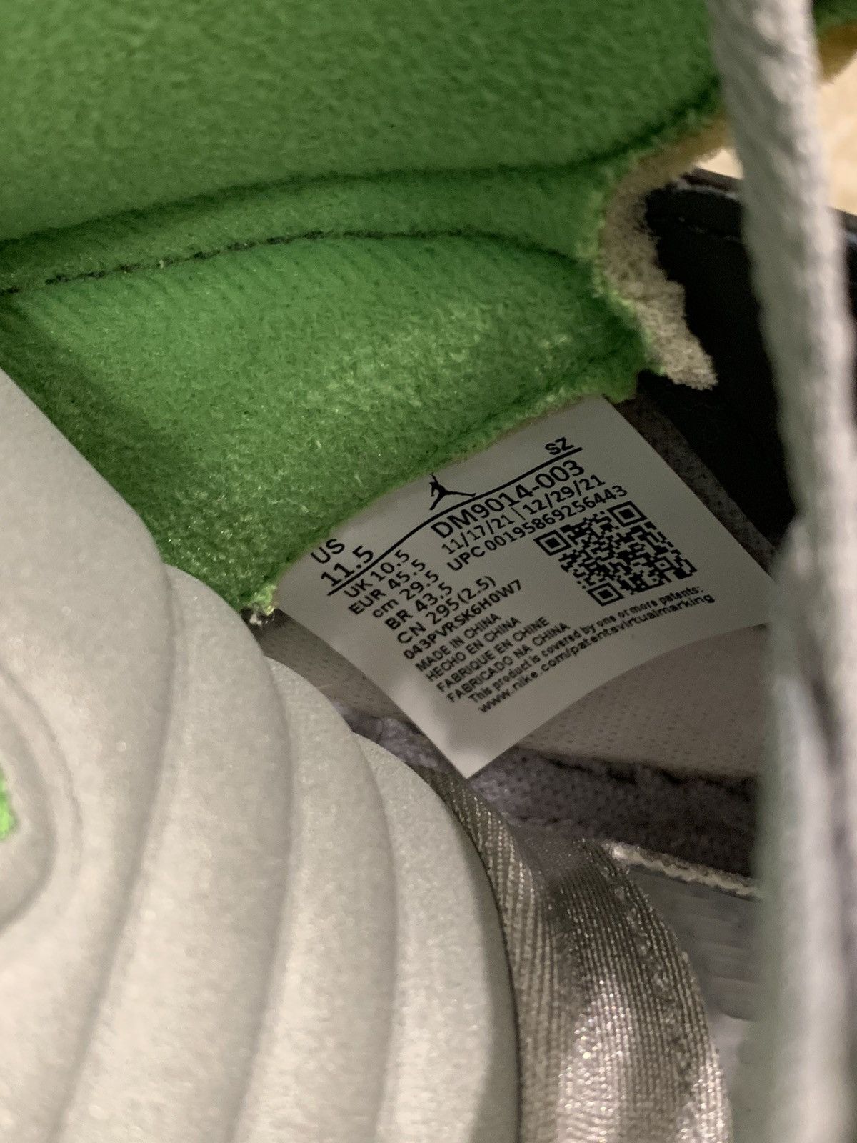 Jordan Brand Nike Jordan 5 Retro Green Bean Size US 11.5 / EU 44-45 - 8 Thumbnail