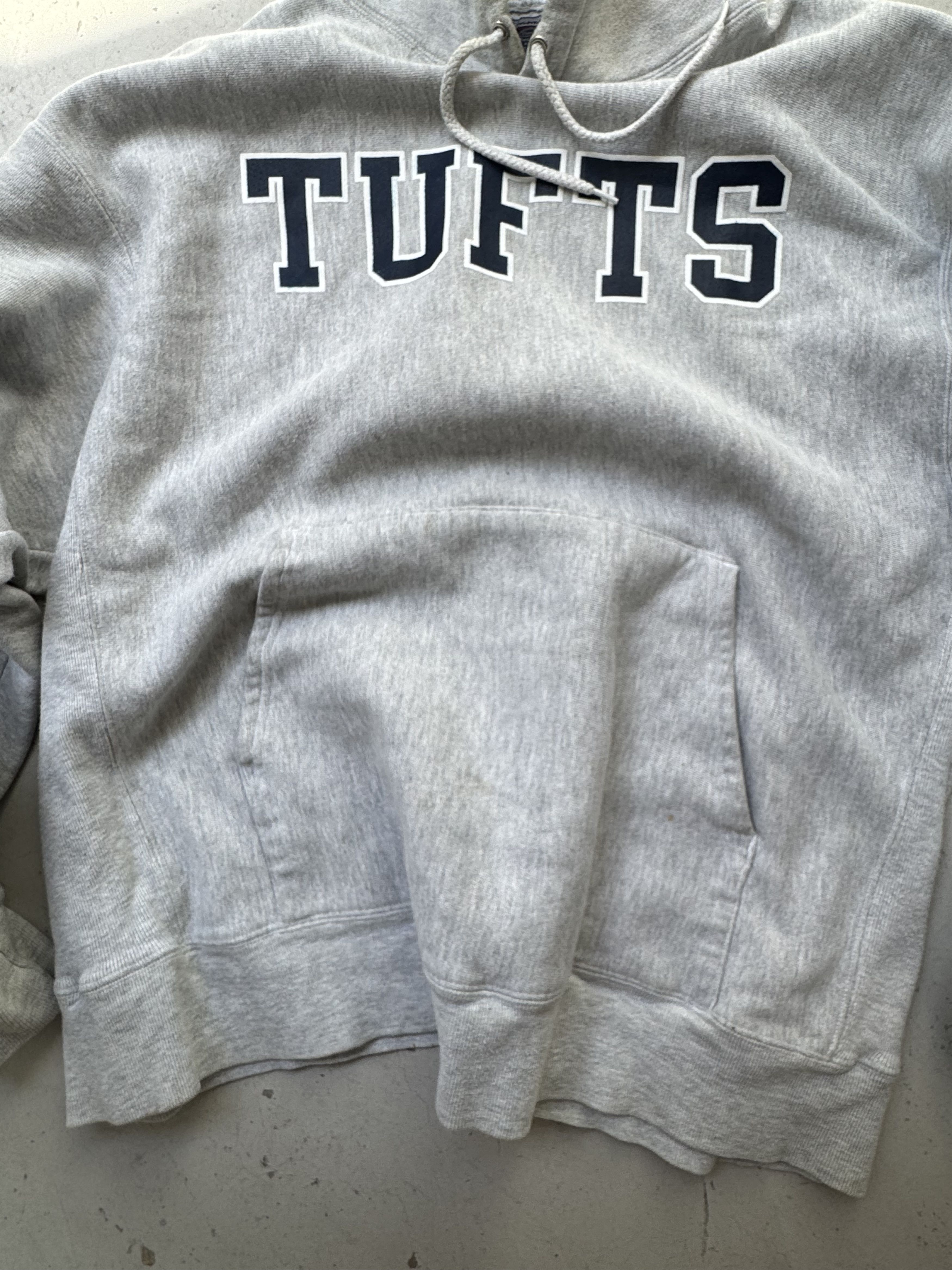NCAA Vintage Tufts University Reverse Weave Hoodie Size XL Size US XL / EU 56 / 4 - 5 Thumbnail