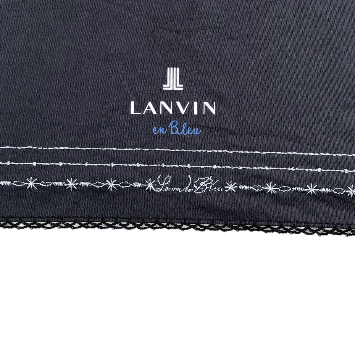 Lanvin LANVIN en Blue Moonbat Folding Umbrella Size ONE SIZE - 5 Thumbnail