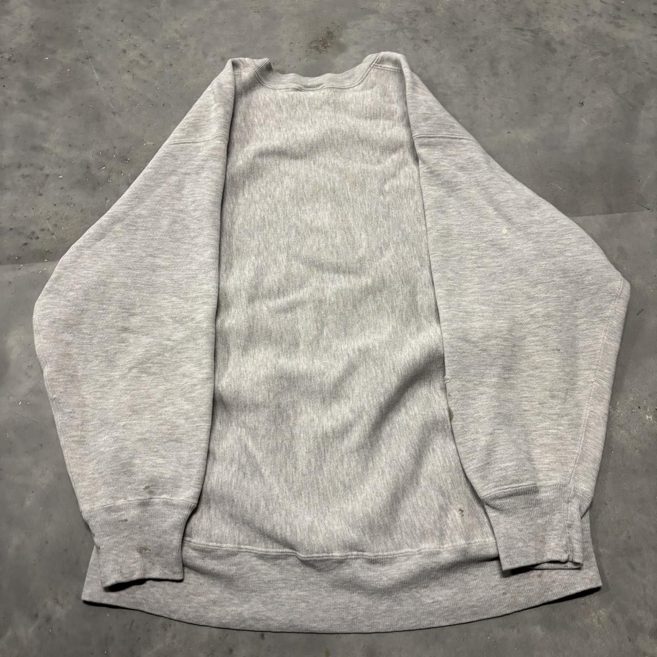Japanese Brand × Vintage Crazy Vintage 90s Grey UNI University Of Northern Iowa Reverse Weave College Crewneck! Size US L / EU 52-54 / 3 - 7 Thumbnail