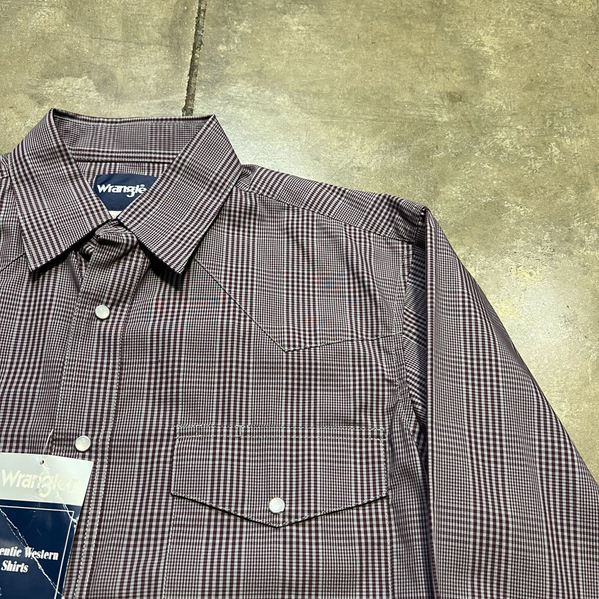 Wrangler Vintage Wrangler Western Pearl Snap Shirt Plaid Cowboy Rodeo Size US M / EU 48-50 / 2 - 7 Thumbnail