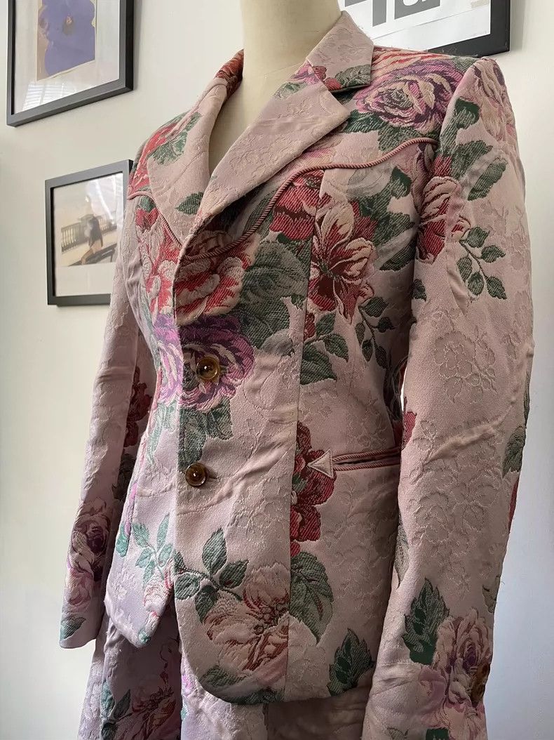 Comme des Garcons Comme des Garçons Floral embroidered blazer Size L / US 10 / IT 46 - 2 Thumbnail