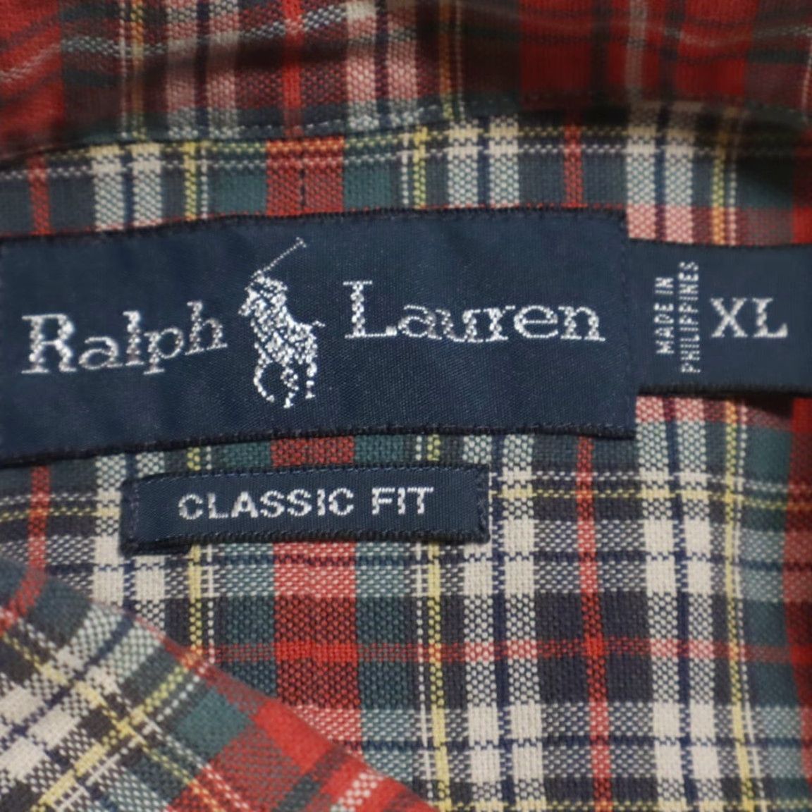 Polo Ralph Lauren Polo Ralph Lauren Shirt Polo Ralph Lauren Oxford Cotton Plaid Long Sleeve Button Down Red XL Men’s Shirt Size US XL / EU 56 / 4 - 5 Thumbnail