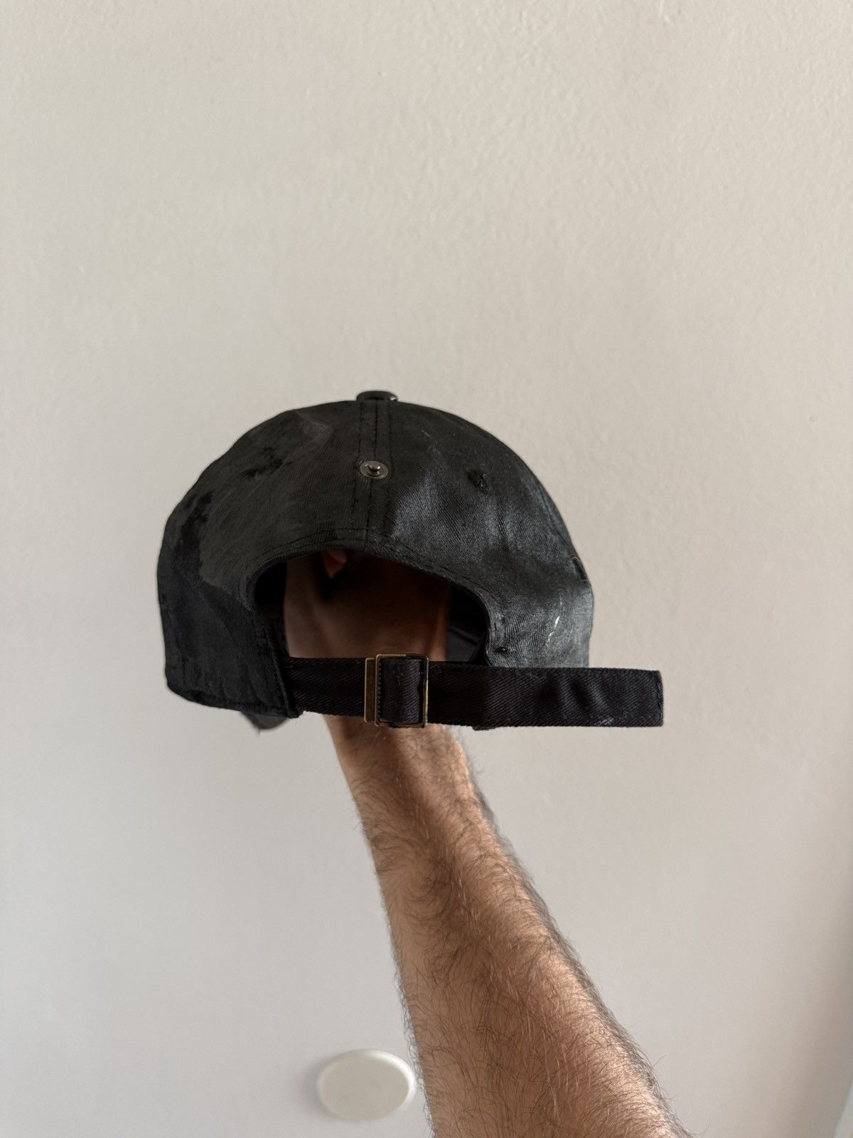 P.L.N. P.L.N. Oilskin Waxed Coated Cotton Distressed Cap/Hat Size ONE SIZE - 17 Thumbnail