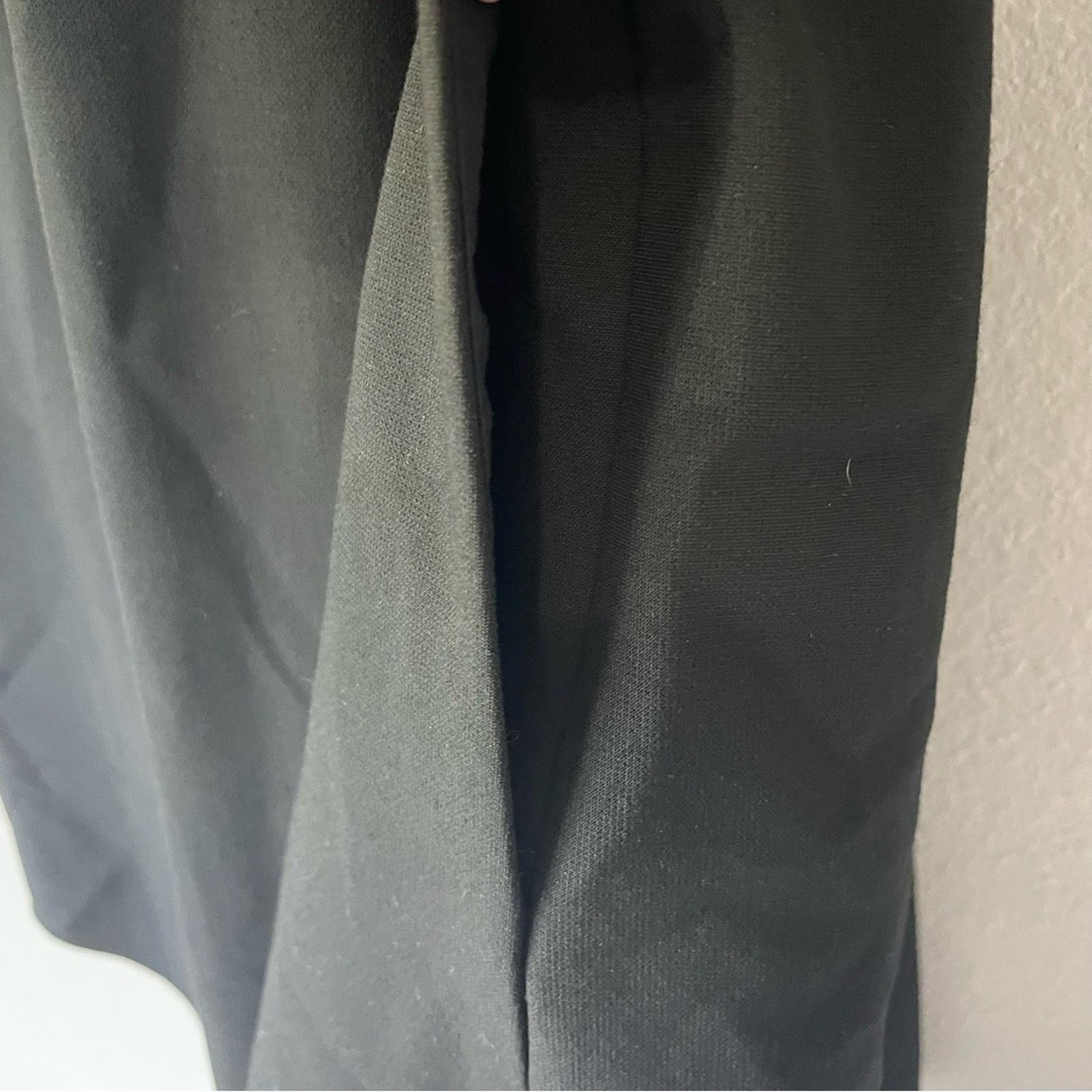 Tibi Tibi Black Dress 6 Womens Cap Sleeve Midi Career Pleat Size M / US 6-8 / IT 42-44 - 2 Thumbnail