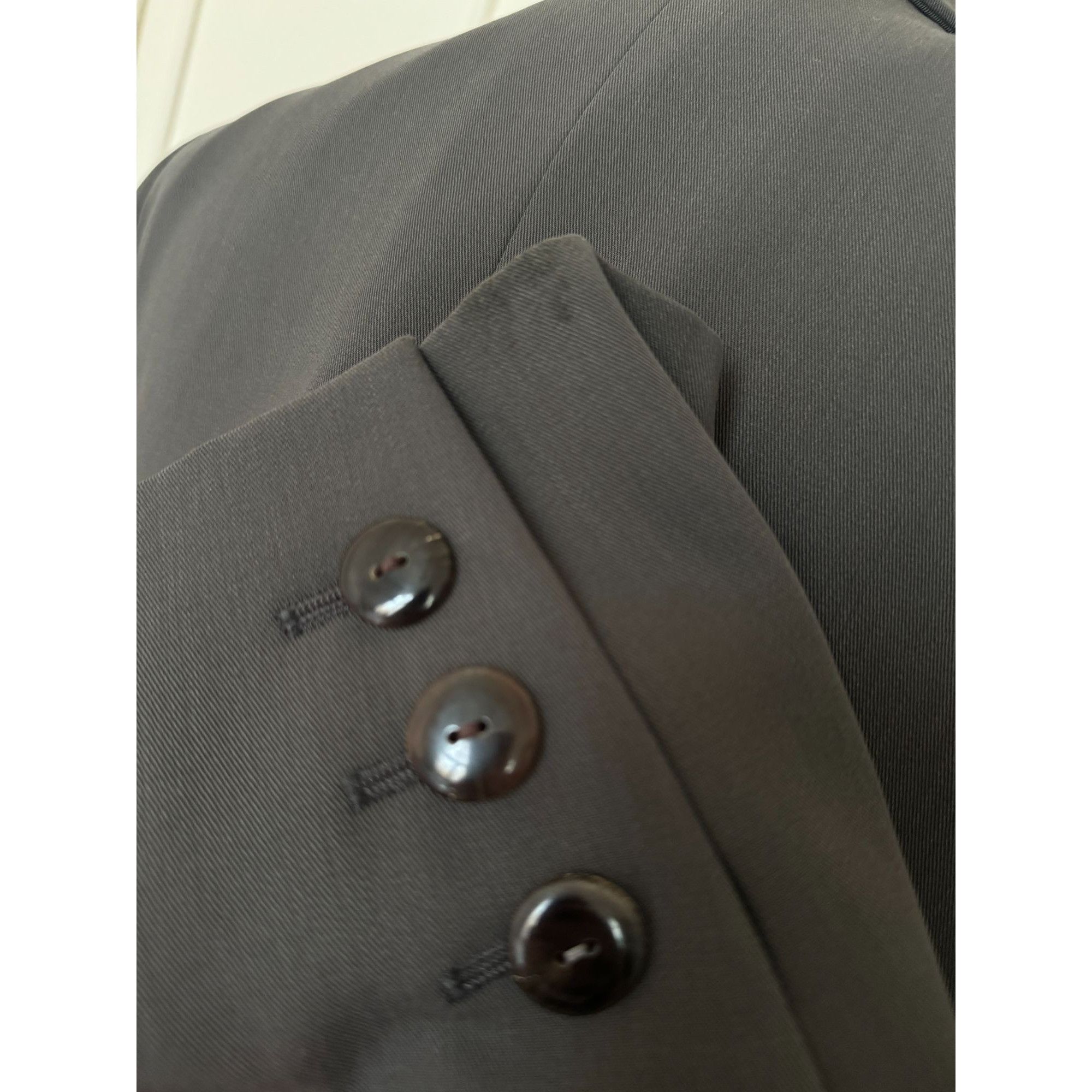 Yves Saint Laurent Tailored Grey Wool Blazer Jacket Size M / US 6-8 / IT 42-44 - 6 Thumbnail