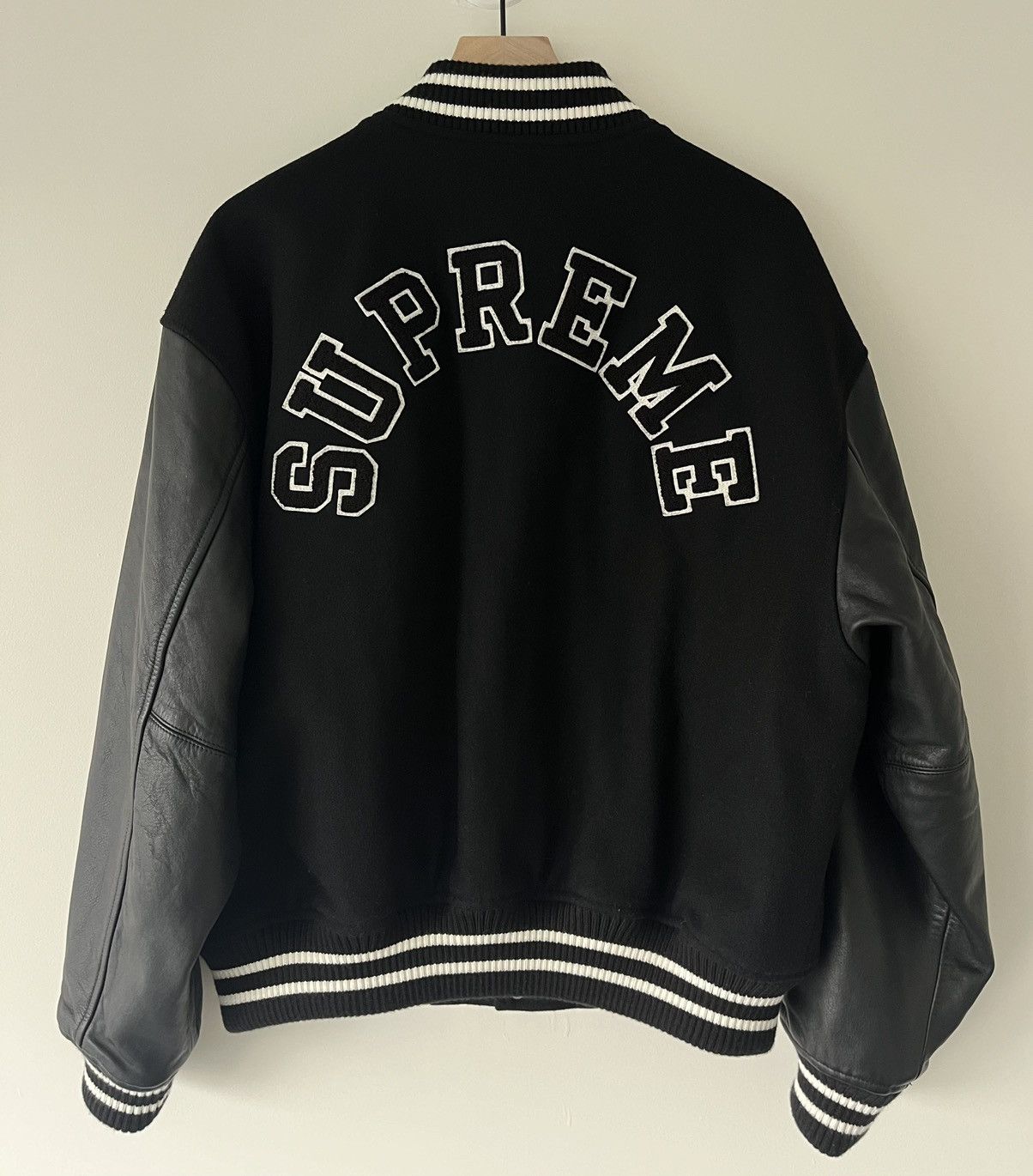 Supreme Supreme Tiger Varsity Jacket (M) FW23 Black | Grailed