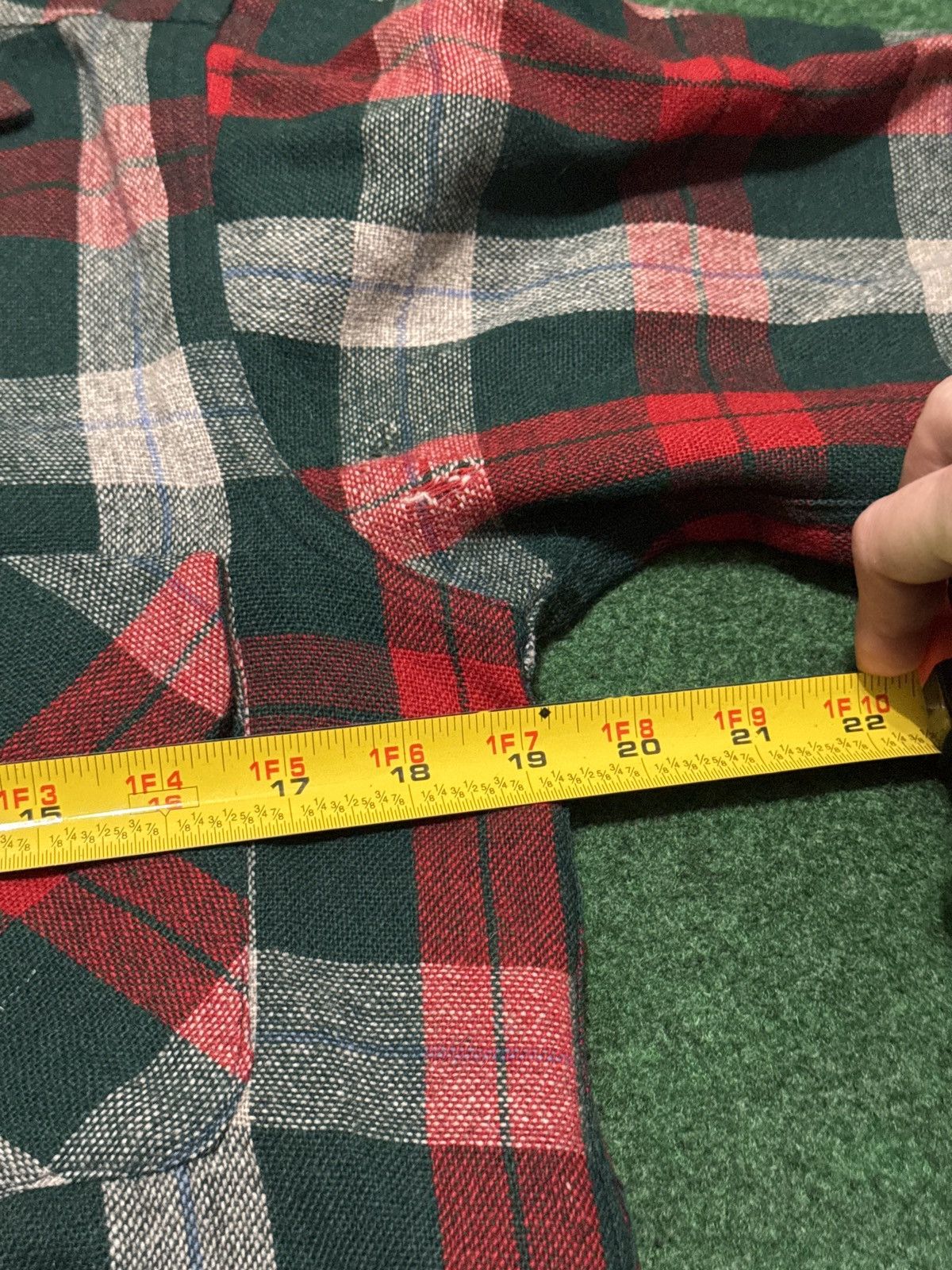 Vintage Vintage 70s 80s Wool Blend Plaid Button Up Flannel Shirt Size US S / EU 44-46 / 1 - 5 Thumbnail