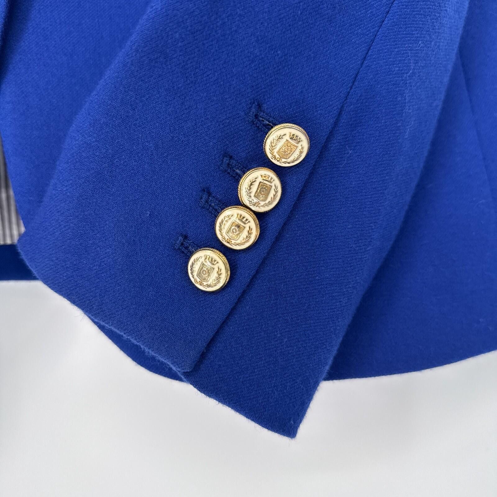 J.Crew J.Crew Blazer Gold Crest Buttons Quiet Luxury Womens 14 Size XL / US 12-14 / IT 48-50 - 3 Thumbnail