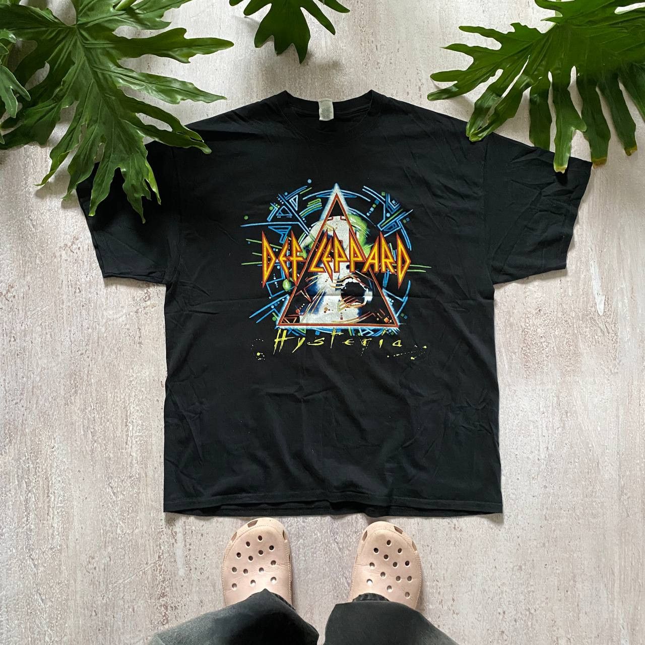 Band Tees VINTAGE Y2K DEF LEPARD HYSTERIA AMAZING TOUR BAND TEE 198 Size US XXL / EU 58 / 5 - 1 Thumbnail