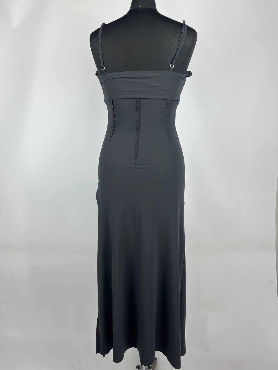 Sarah Pacini Vintage Sarah Pacini Grey Maxi Dress Size S (0471) Size S / US 4 / IT 40 - 3 Thumbnail