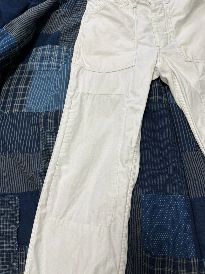 RRL Ralph Lauren RRL Ralph Lauren 2019 old white patch double knee deck pan Size US 32 / EU 48 - 3 Thumbnail