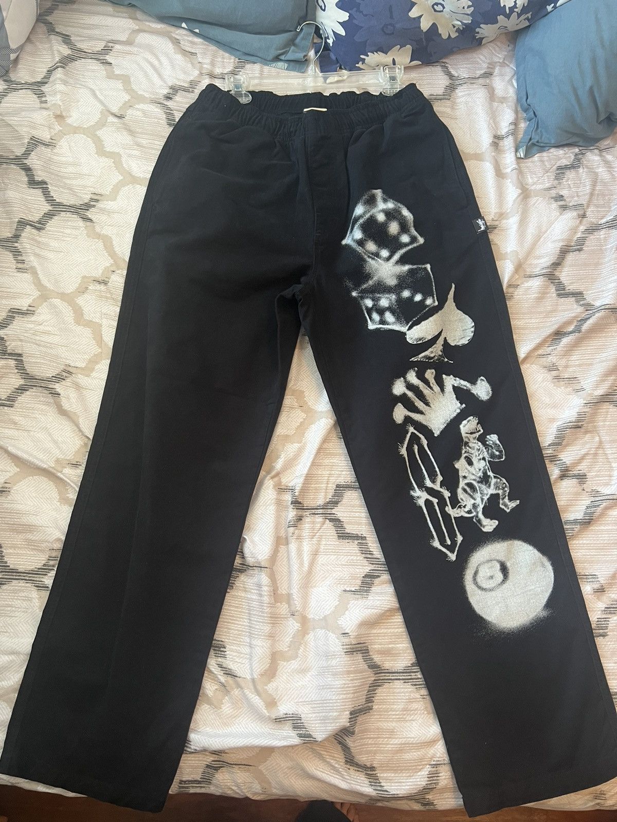 Stussy Airbrush Icon Beach Pant - Black M C | eBay｜その他