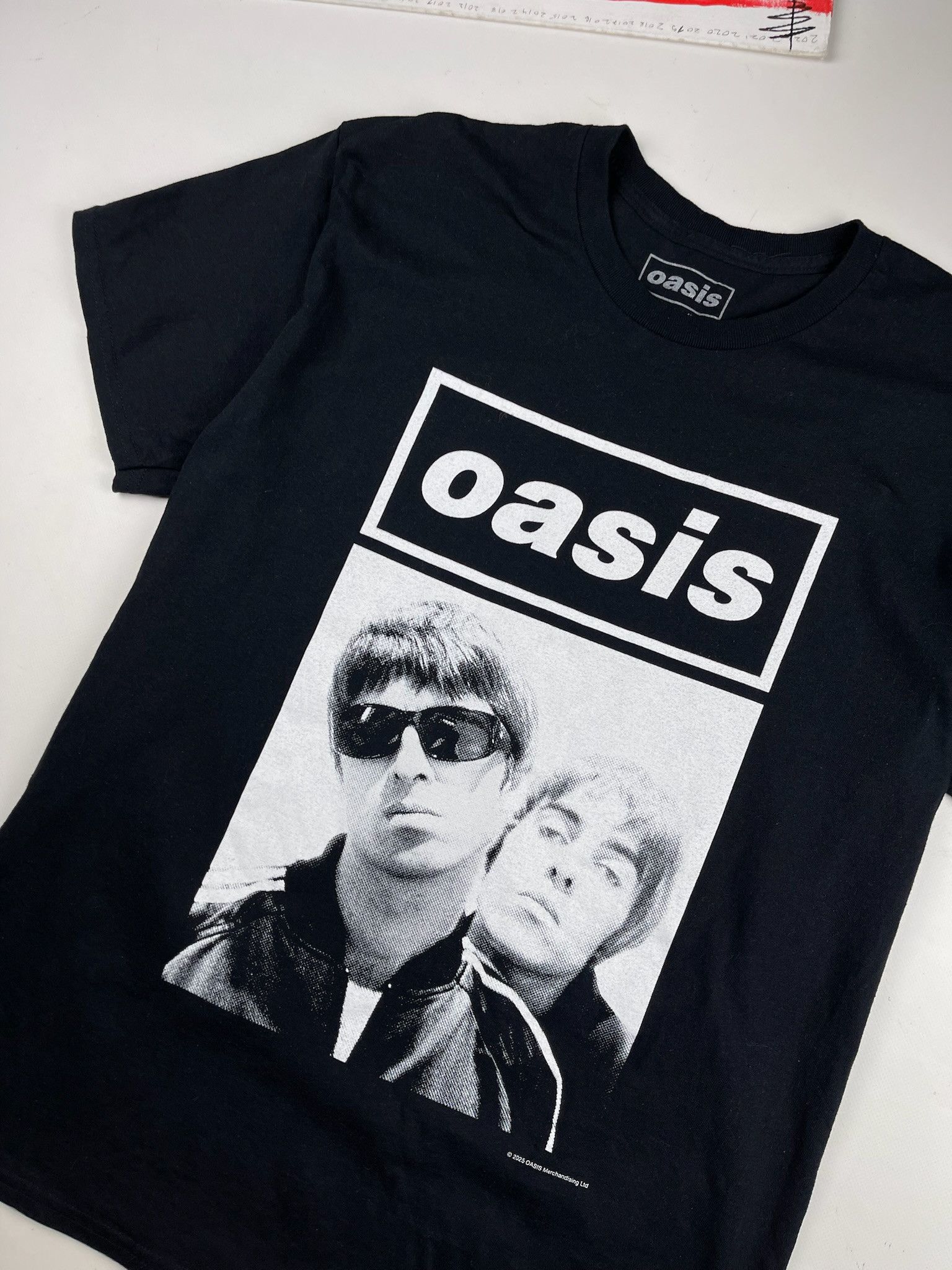 Band Tees Oasis Liam Gallagher Britpop Band Tee vintage style Size US M / EU 48-50 / 2 - 3 Thumbnail