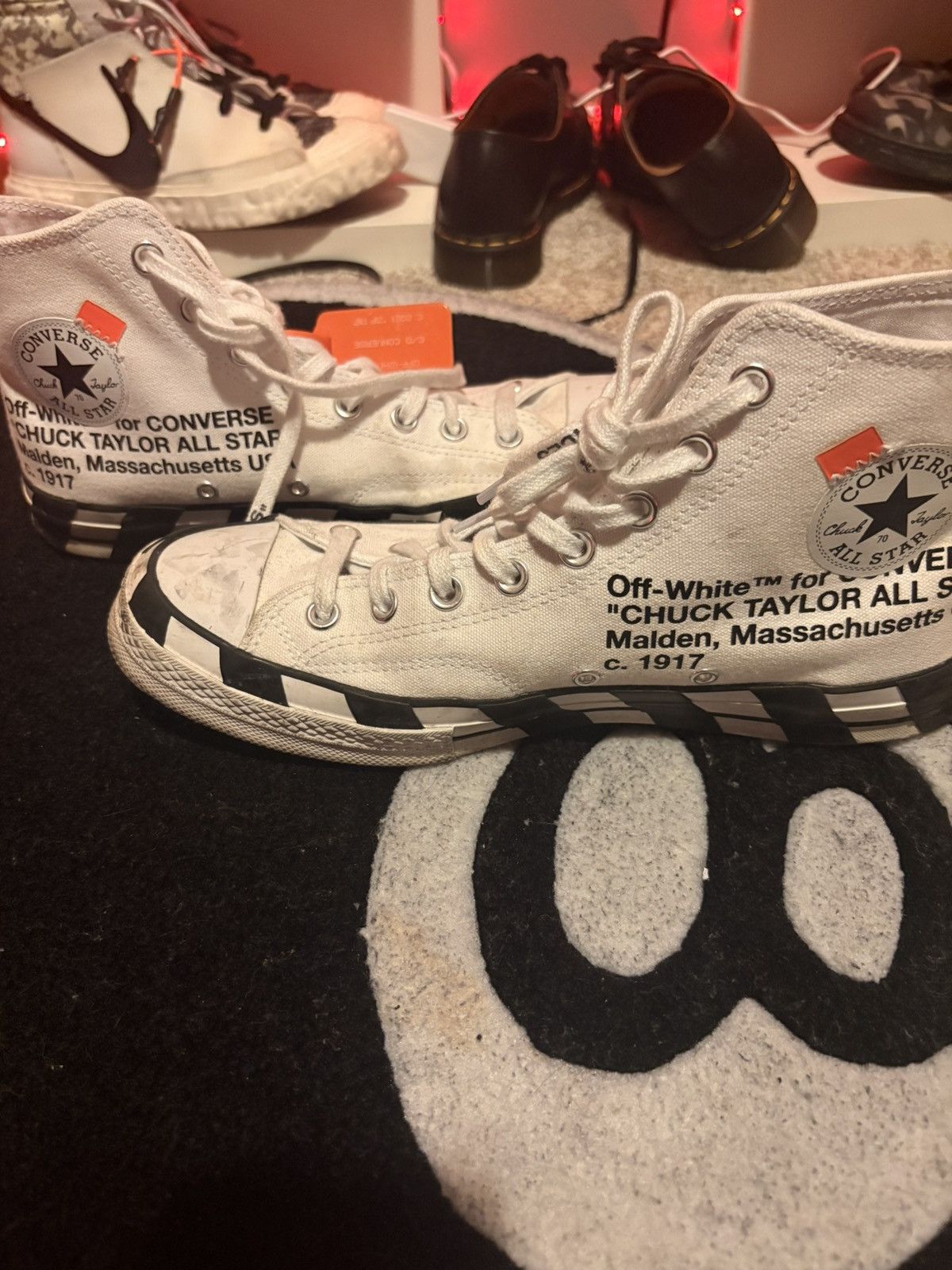 Nike × Off-White Off white converse Size US 9.5 / EU 42-43 - 2 Thumbnail