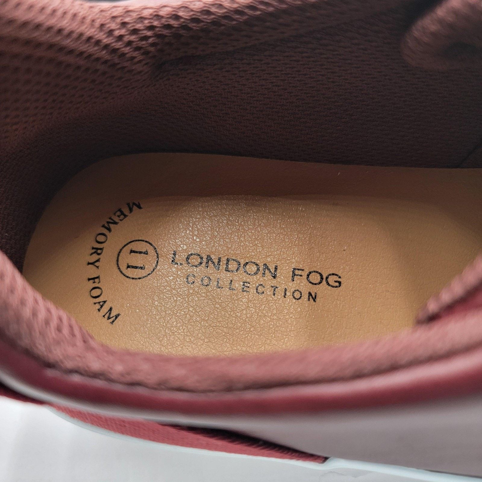 London Fog London Fog Mens Sz 11 Memory Foam Cabernet Francis Slip On Size US 11 / EU 44 - 7 Thumbnail