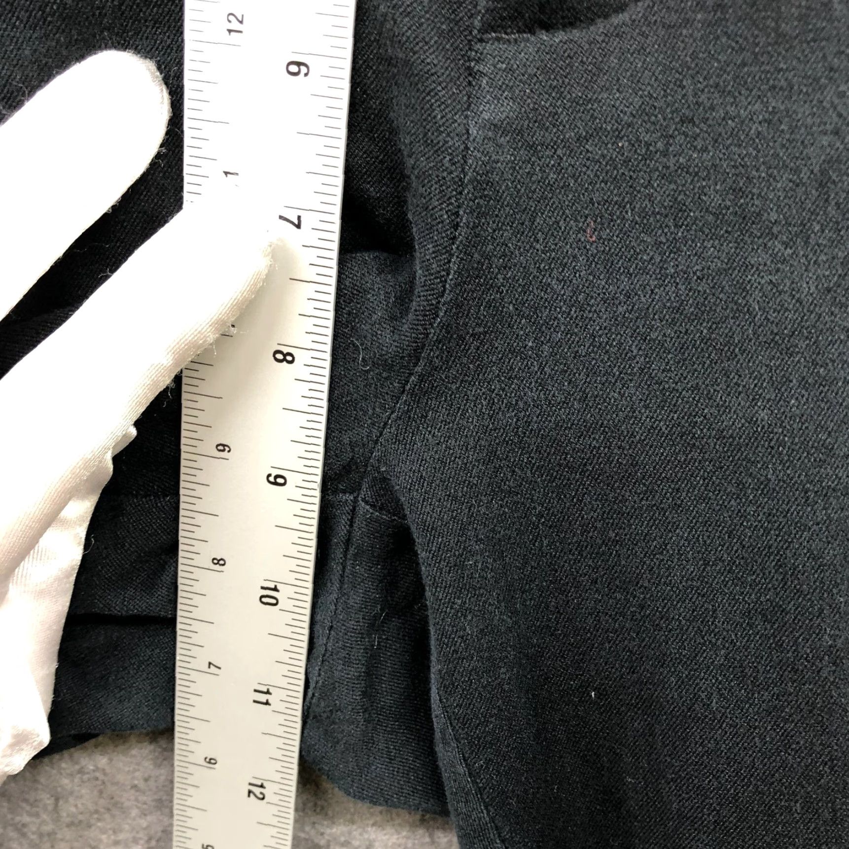 Gap GAP Skinny Ankle Jeans Womens Size 12R True Black Mid Rise Zip Pocket Slim 24.5 in Inseam Jeans Womens Black Pocket Jeans GAP Size 34" / US 12 / IT 48 - 6 Thumbnail