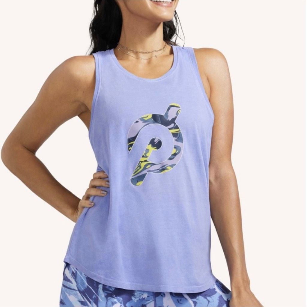 Other Peloton PS121 Flow Racerback Tank in Cornflower Blue Front Logo Women’s Small Size S / US 4 / IT 40 - 1 Thumbnail