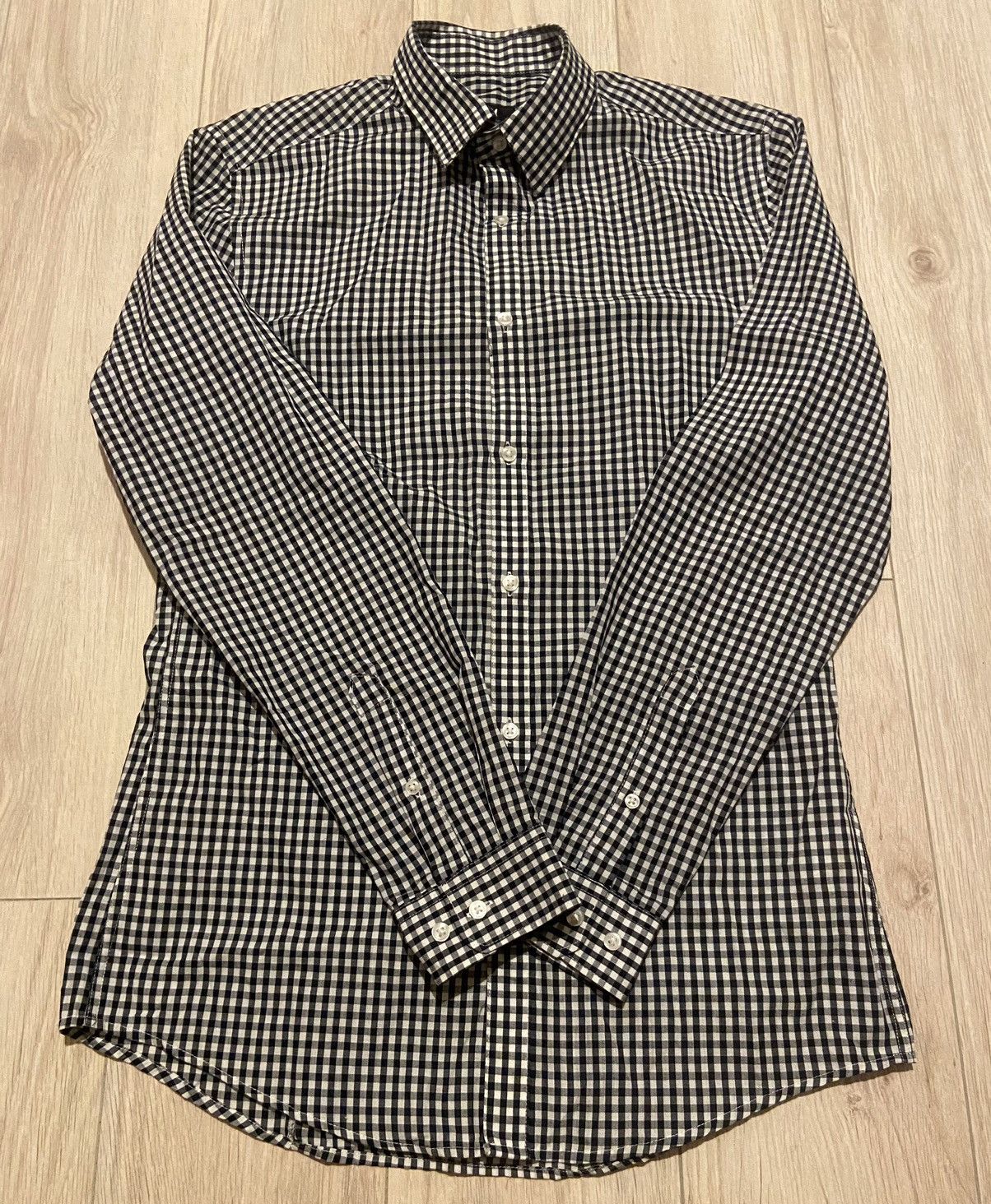 H&M H&M black and white basic checkered shirt Size US S / EU 44-46 / 1 - 1 Thumbnail