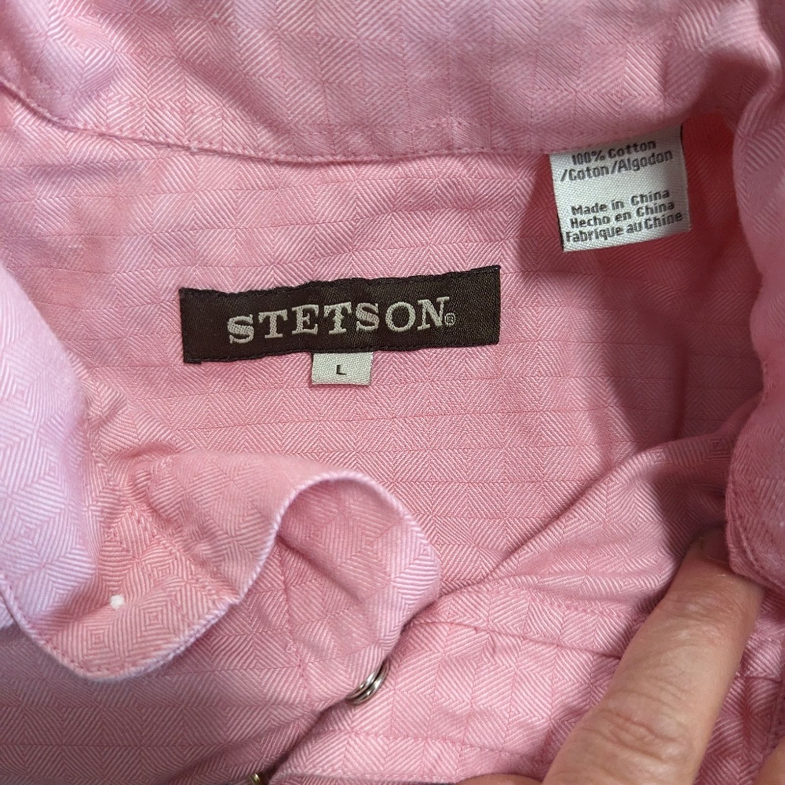 Stetson Stetson Western Button Front Shirt L Size US L / EU 52-54 / 3 - 2 Thumbnail