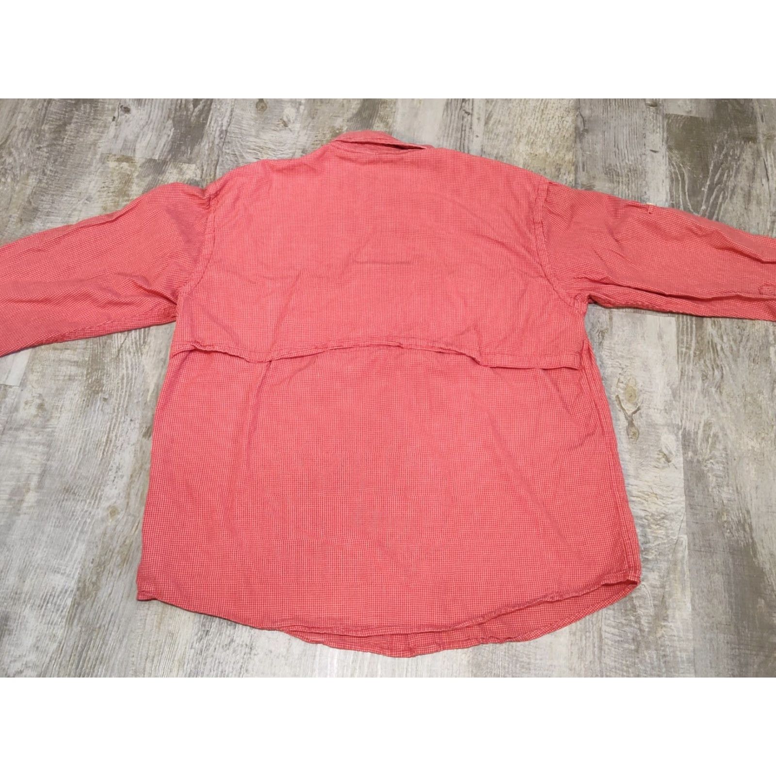 Orvis VINTAGE Orvis Fishing Shirt Mens Large Red Check Long Sleeve Button-Up Casual Outdoors Ventilated Size US L / EU 52-54 / 3 - 2 Thumbnail