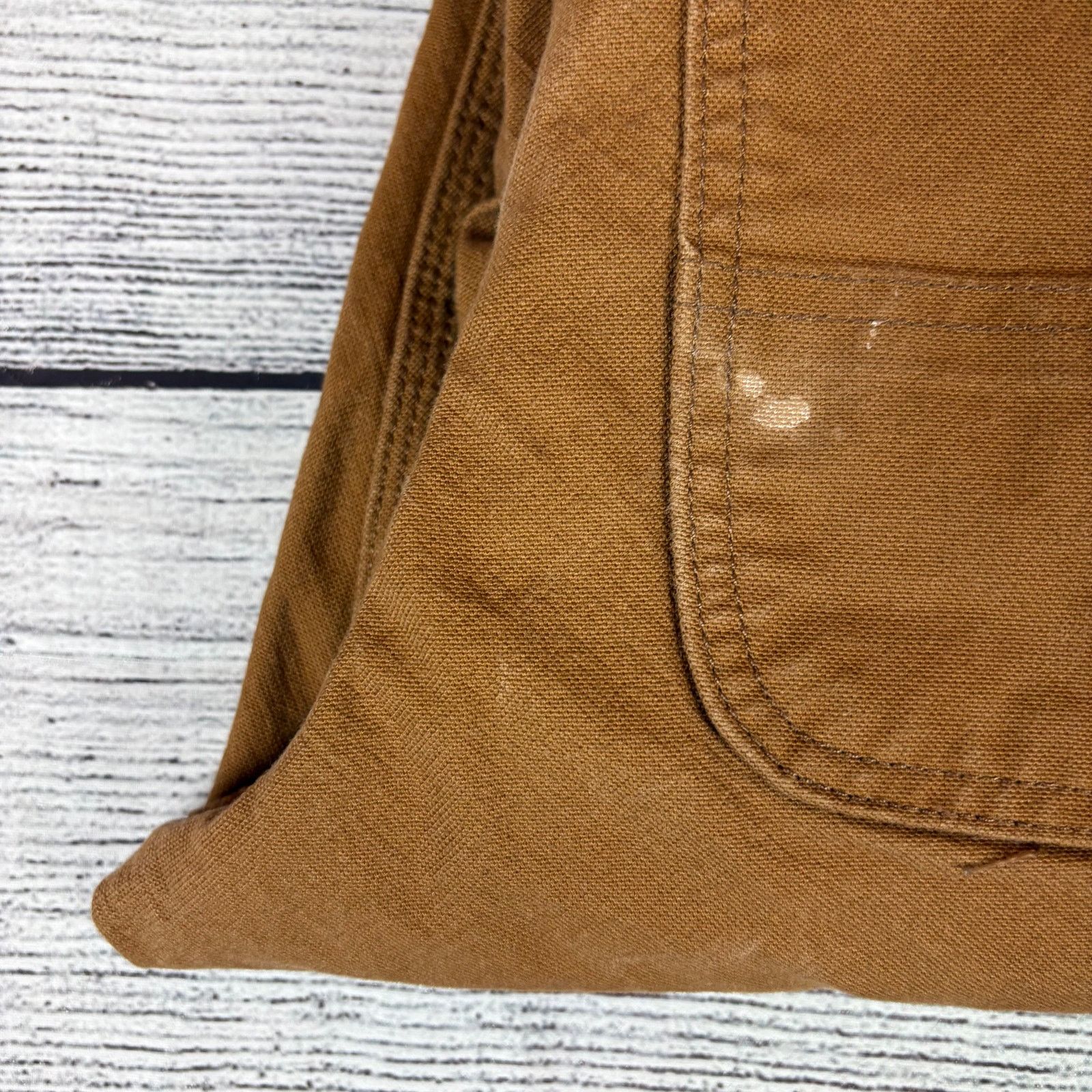 Carhartt Carhartt Duck Canvas Brown Double Knee Denim Jeans Size US 31 - 4 Thumbnail