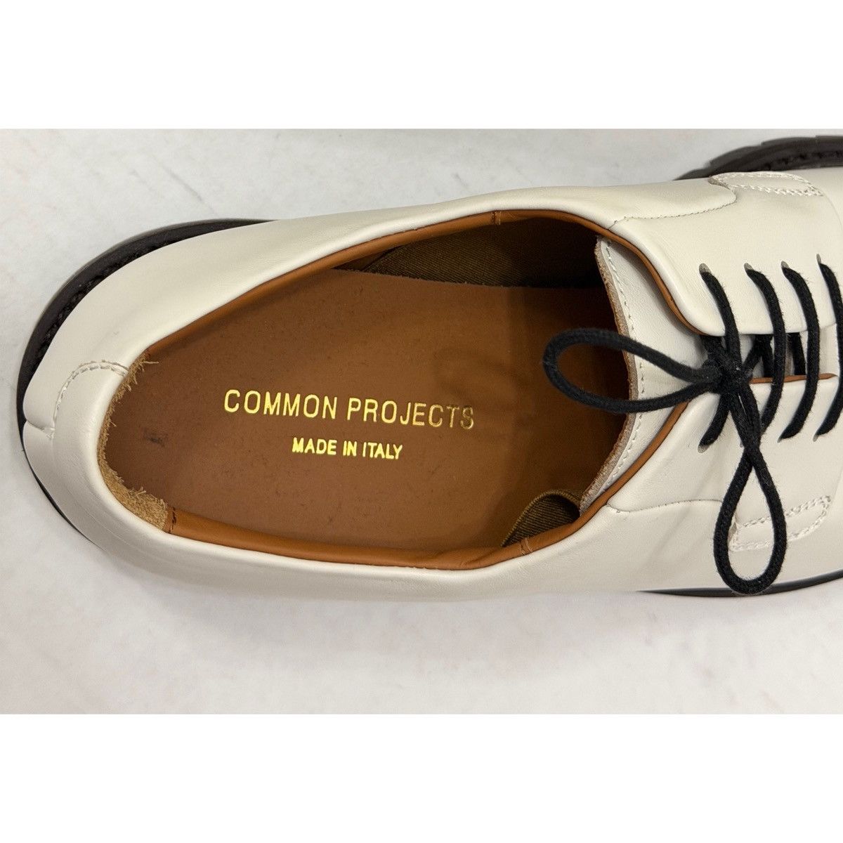 Common Projects COMMON PROJECTS WHITE DERBY SHOES Size US 9 / EU 42 - 20 Thumbnail