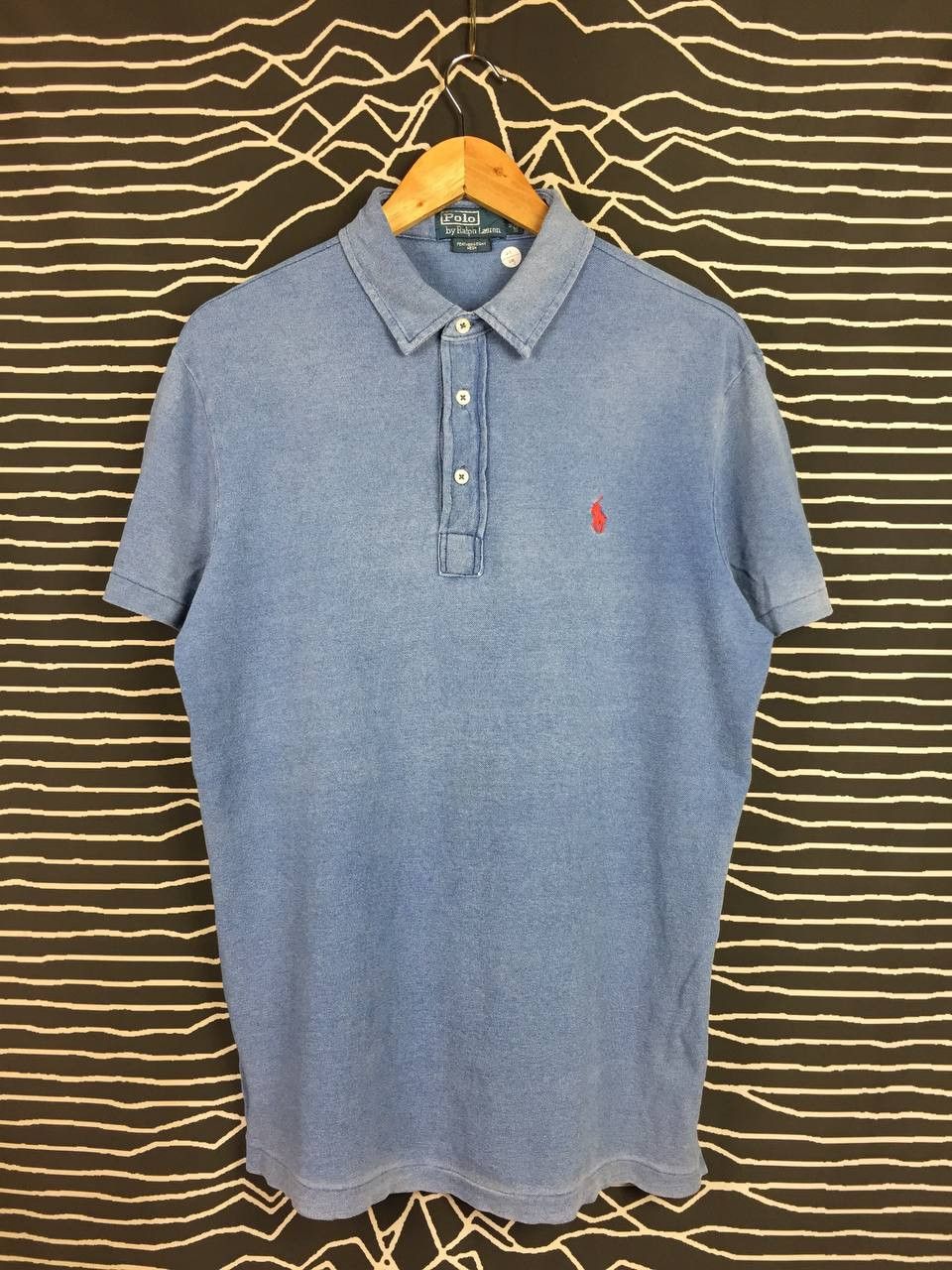 Polo Ralph Lauren Vtg Polo Ralph Lauren Small Logo Featherweight Mesh Polo Tee Size US M / EU 48-50 / 2 - 1 Thumbnail