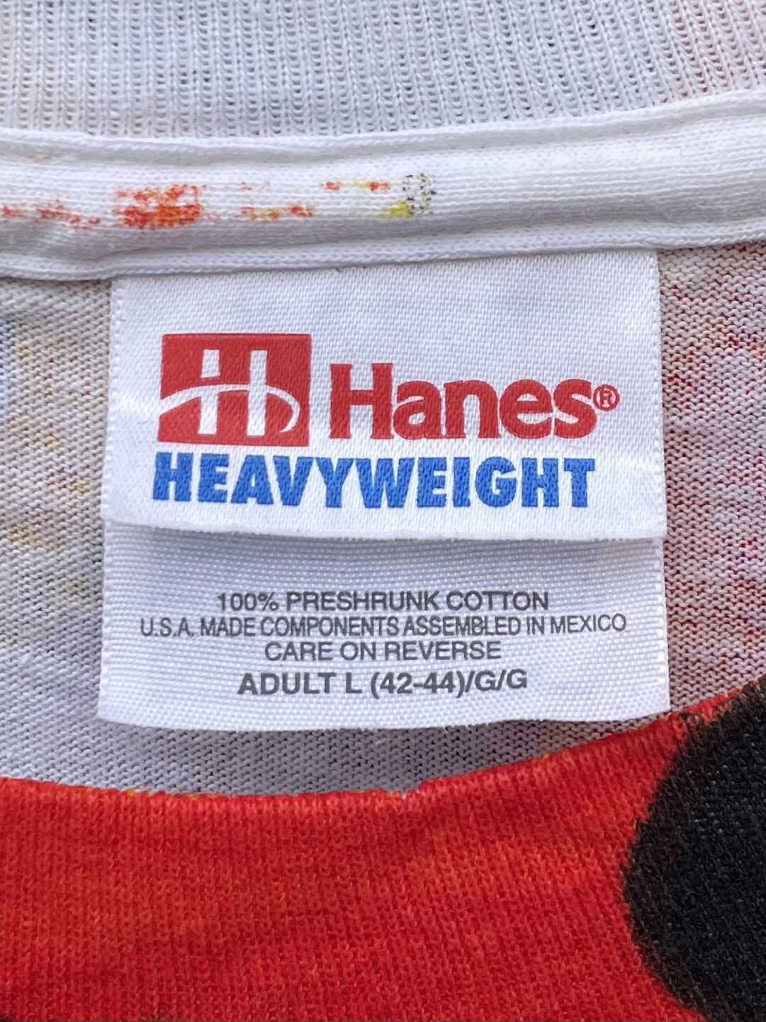Hanes Vintage Burning Skulls B.A.R. Ghost Rider Inspired AOP tee Size US L / EU 52-54 / 3 - 2 Thumbnail