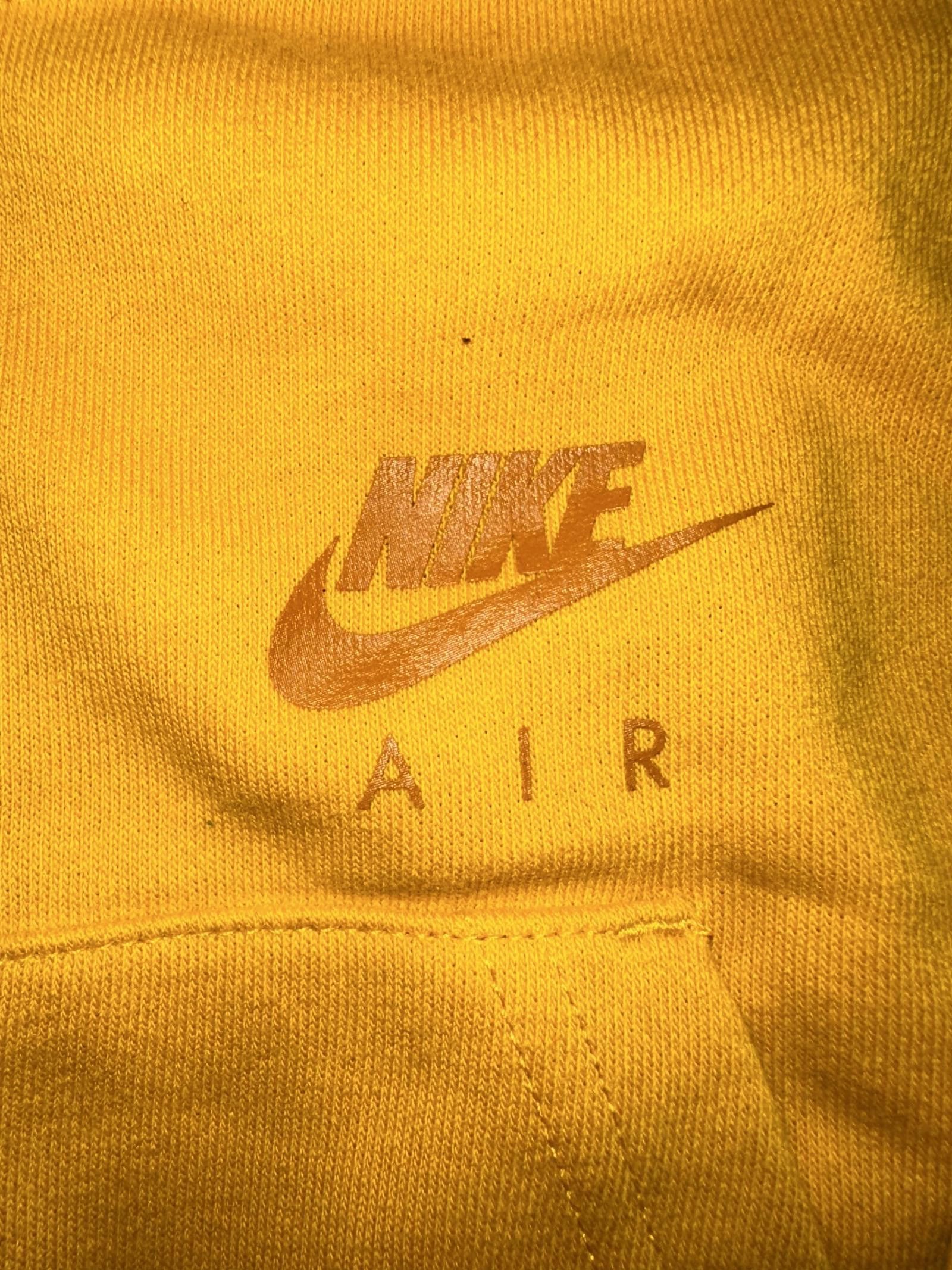 Nike Air Big Kids (Girl’s) French Terry Full-Zip Yellow Hoodie Sample