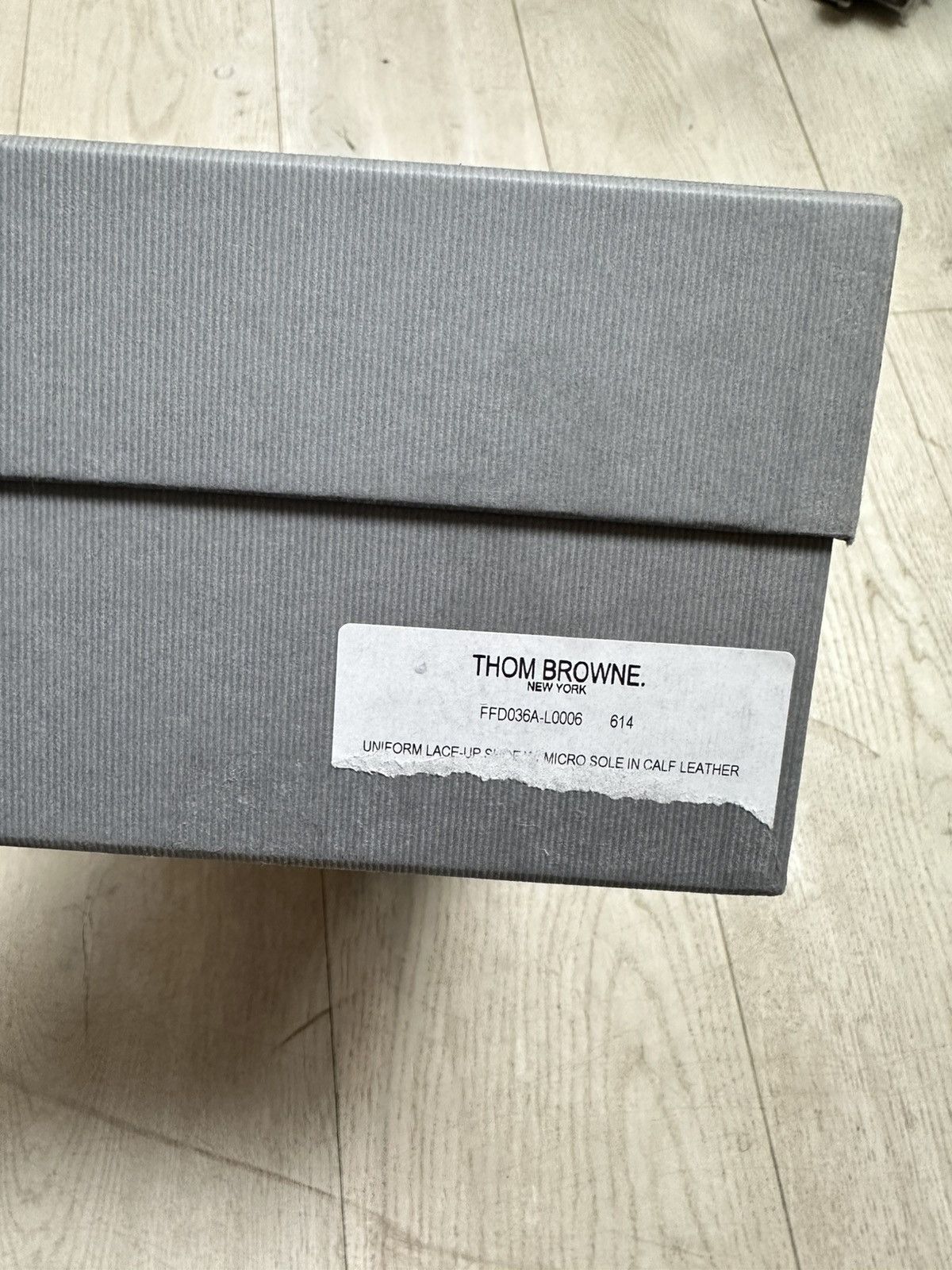 Thom Browne CALF LEATHER UNIFORM LACE UP SHOE Size US 9.5 / IT 39.5 - 8 Thumbnail