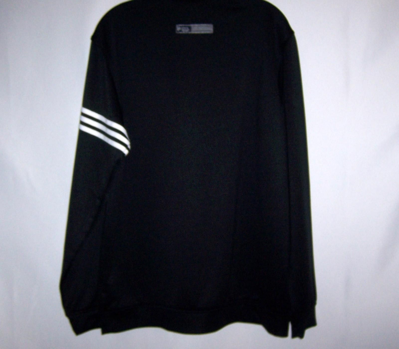 Adidas Adidas Golf ClimaLite Pullover Men's L Black Long Sleeve Size ONE SIZE - 4 Thumbnail