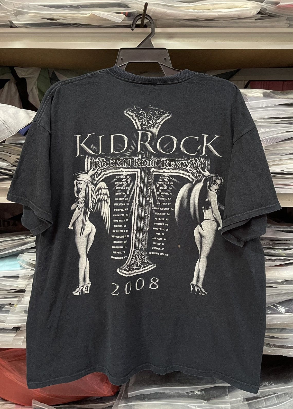 Vintage Vintage Y2K Kid Rock Tour Tees🔥🔥🔥 Size US XXL / EU 58 / 5 - 7 Thumbnail