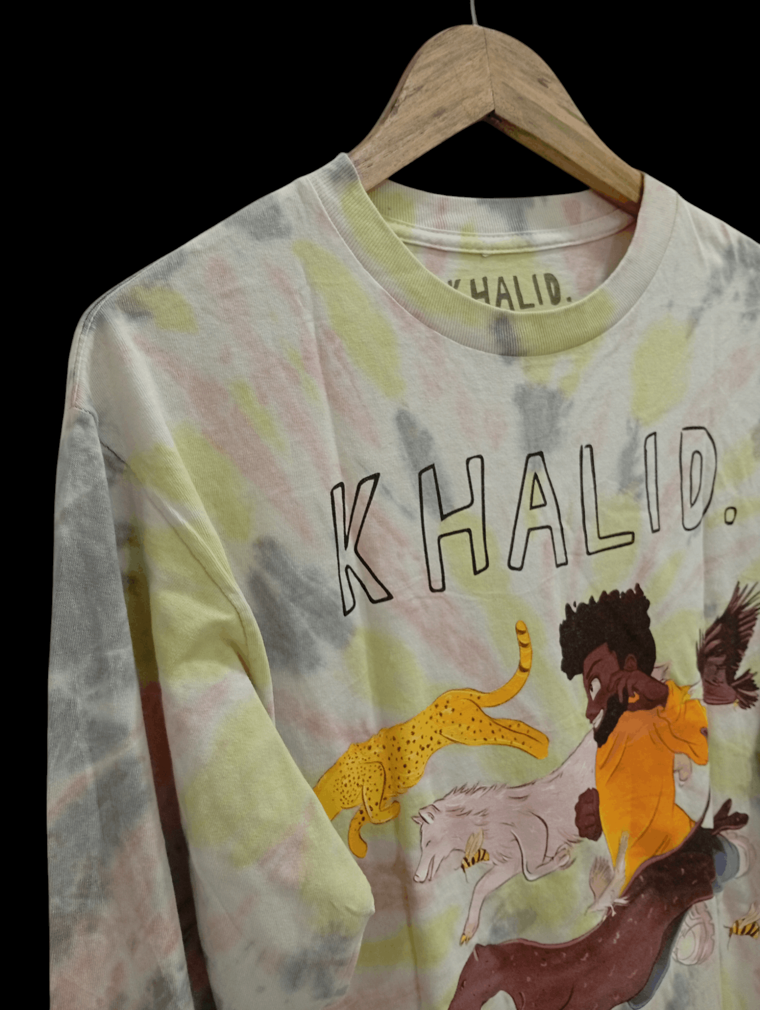 Rap Tees 🔥🔥Khalid Free Spirit 2019 Tour Tye Dye LS T-Shirt Size US M / EU 48-50 / 2 - 4 Thumbnail